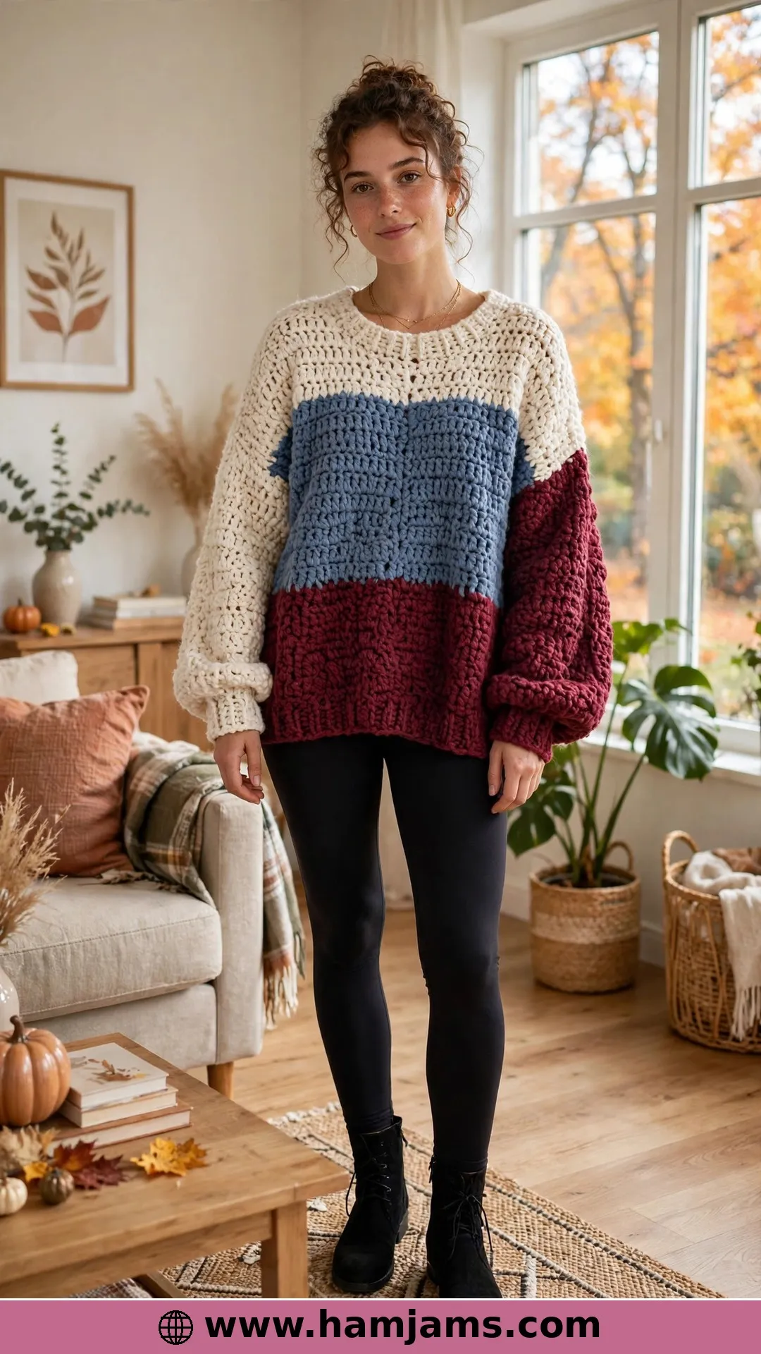 Colour-Block Comfort