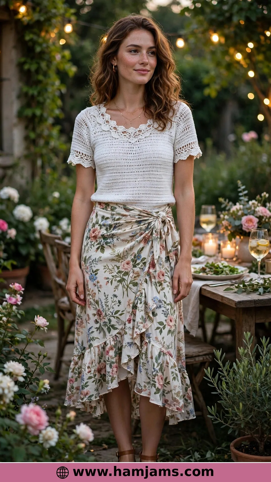 The Rhapsody Tee with the Lace-Kissed Neckline