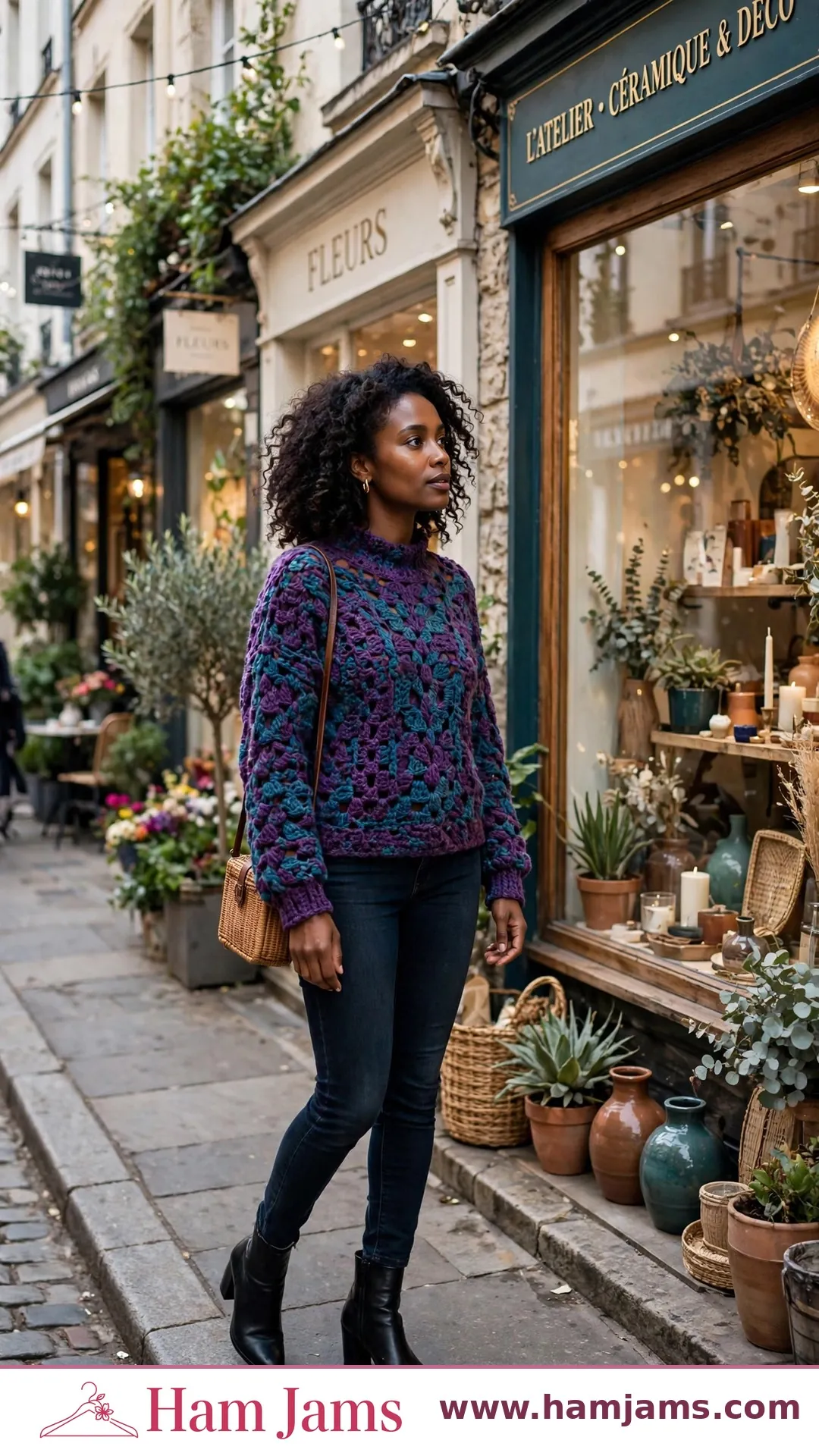 The Jewel-Toned Texture Sweater