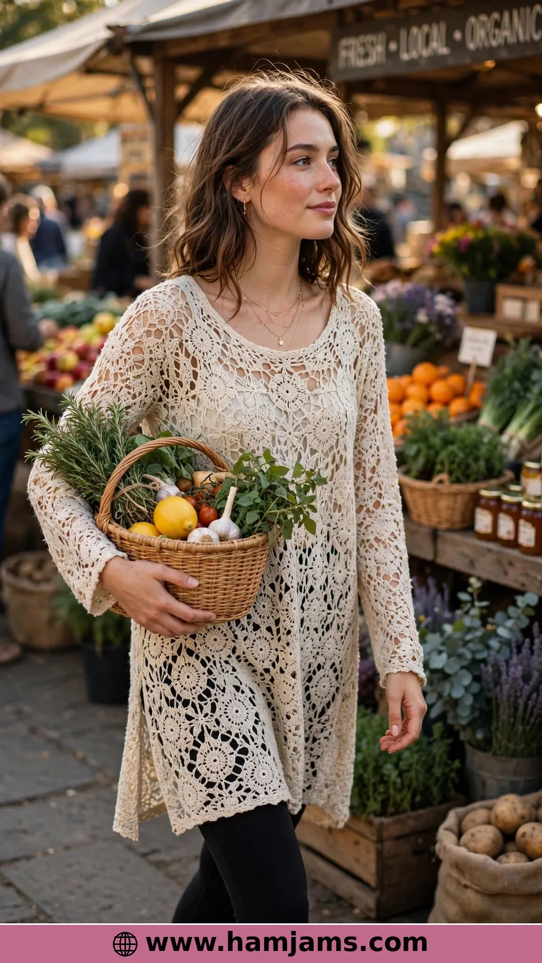 The Lace Tunic Top for Long, Easy Days
