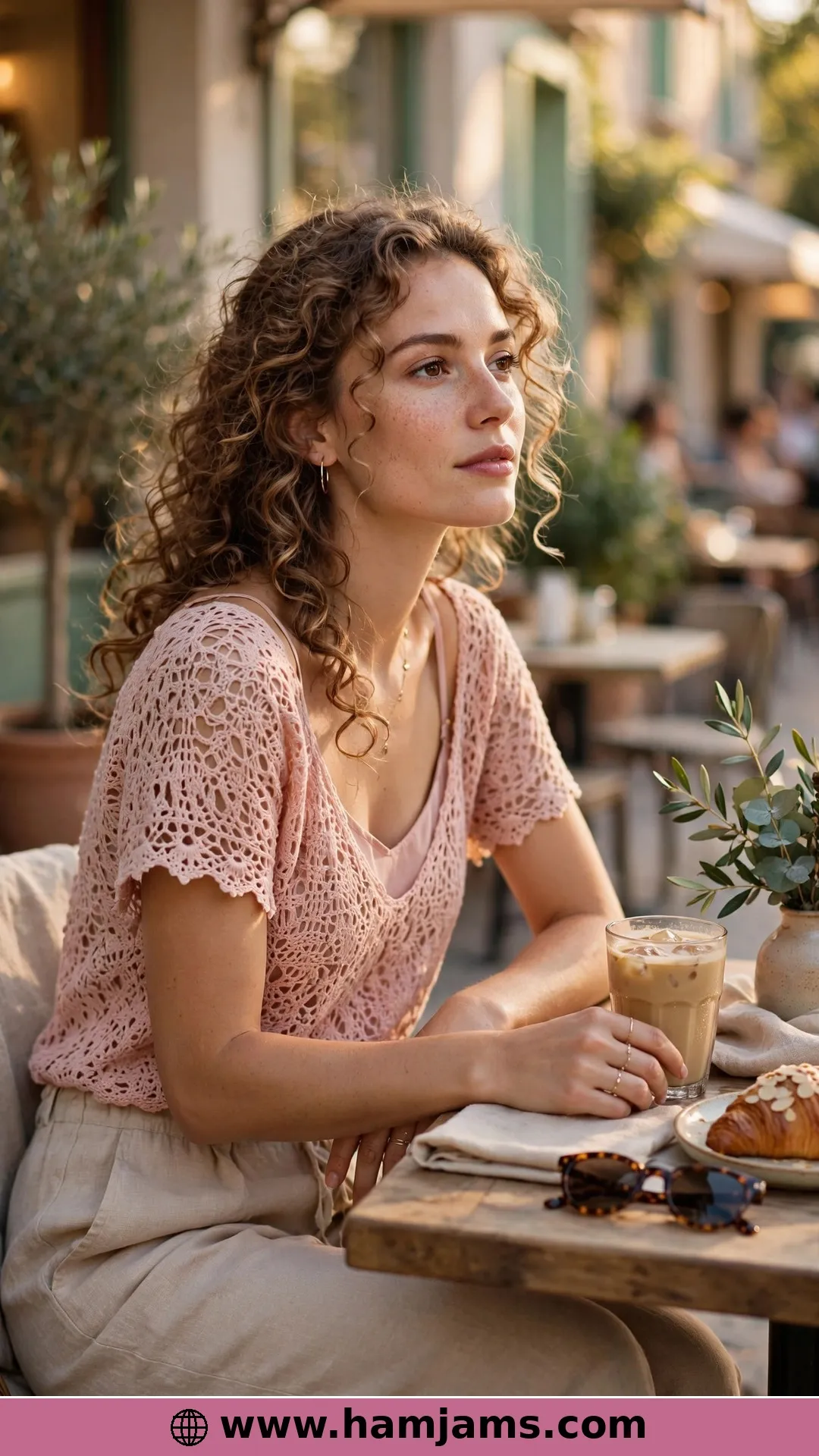 The Zalina Top With Straps and Short Sleeves