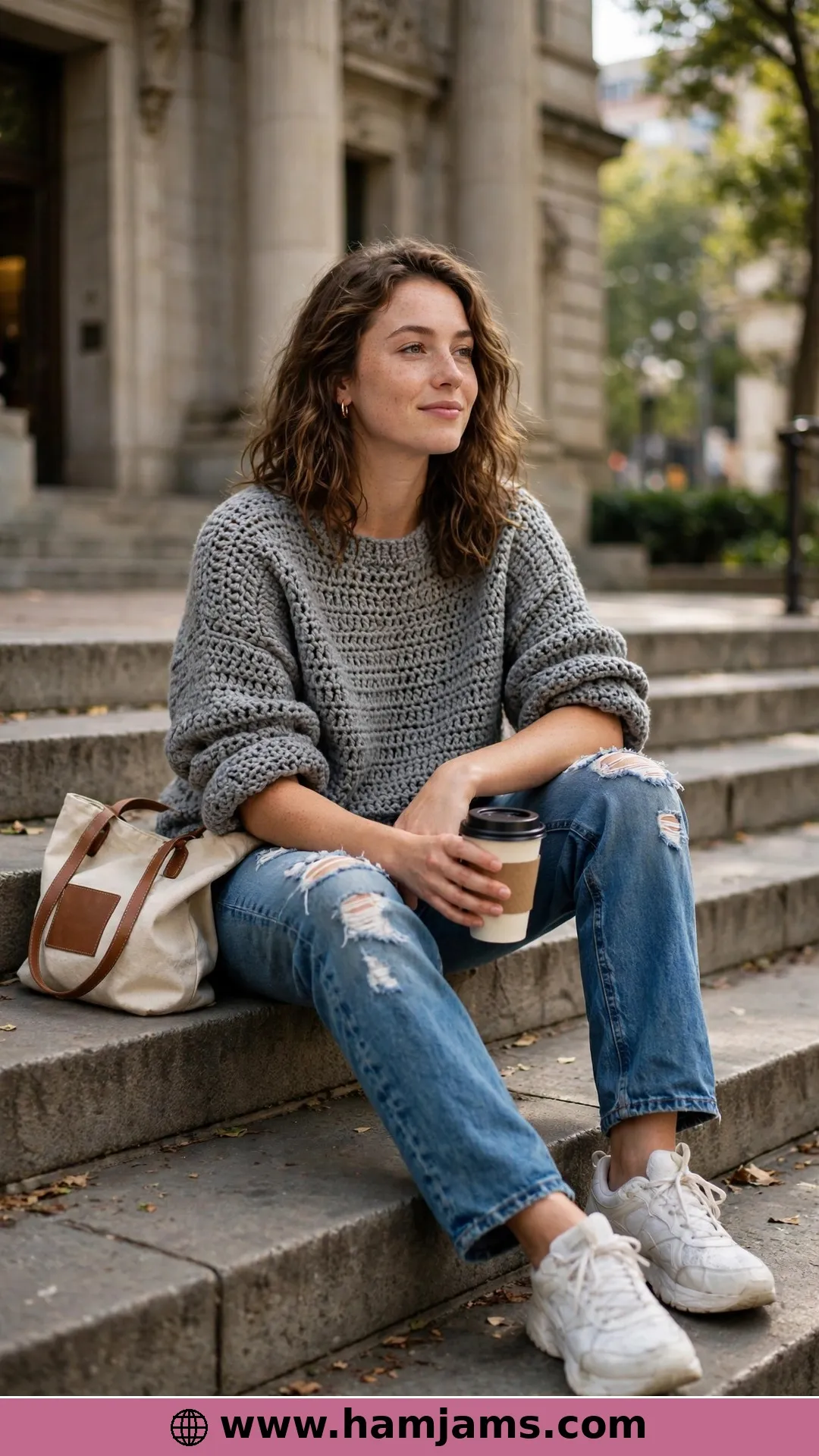 The Knit-Look Oversized Sweater Nobody Will Believe Is Crochet