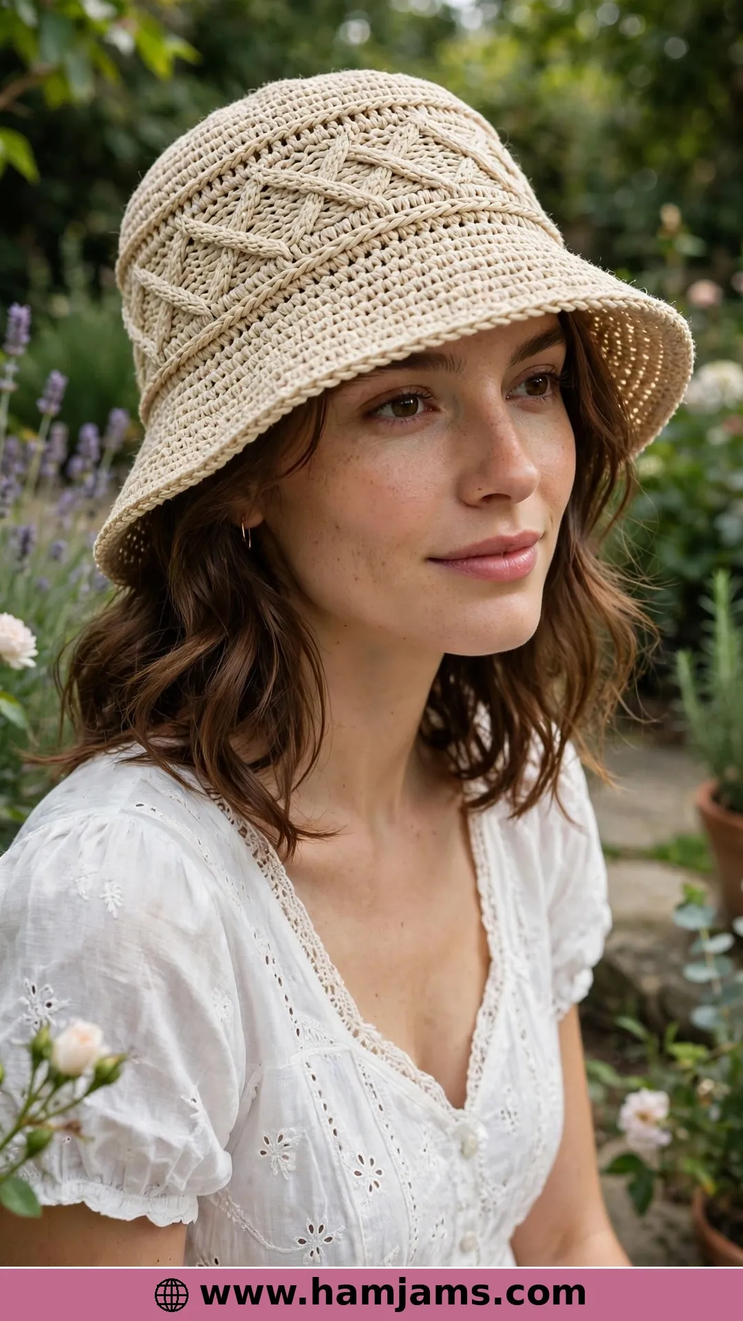 Cables on a Bucket Hat