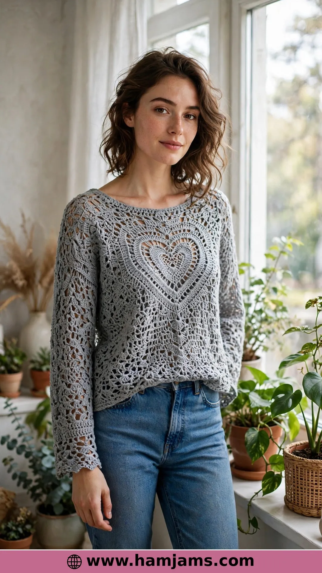 The Lovely Lacy Top With Little Hearts