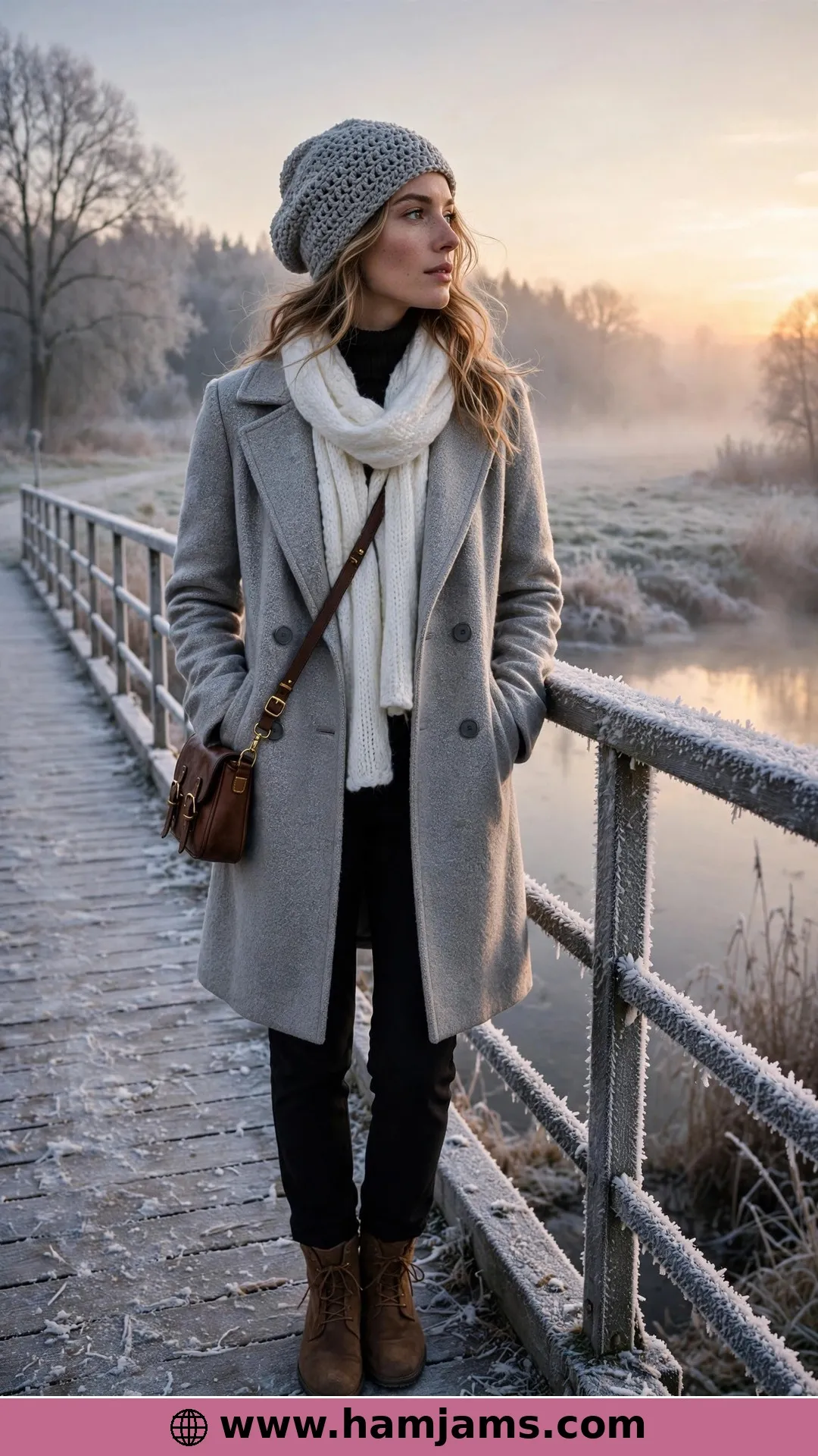 The Winter Dawn Hat in Three Shades of Grey