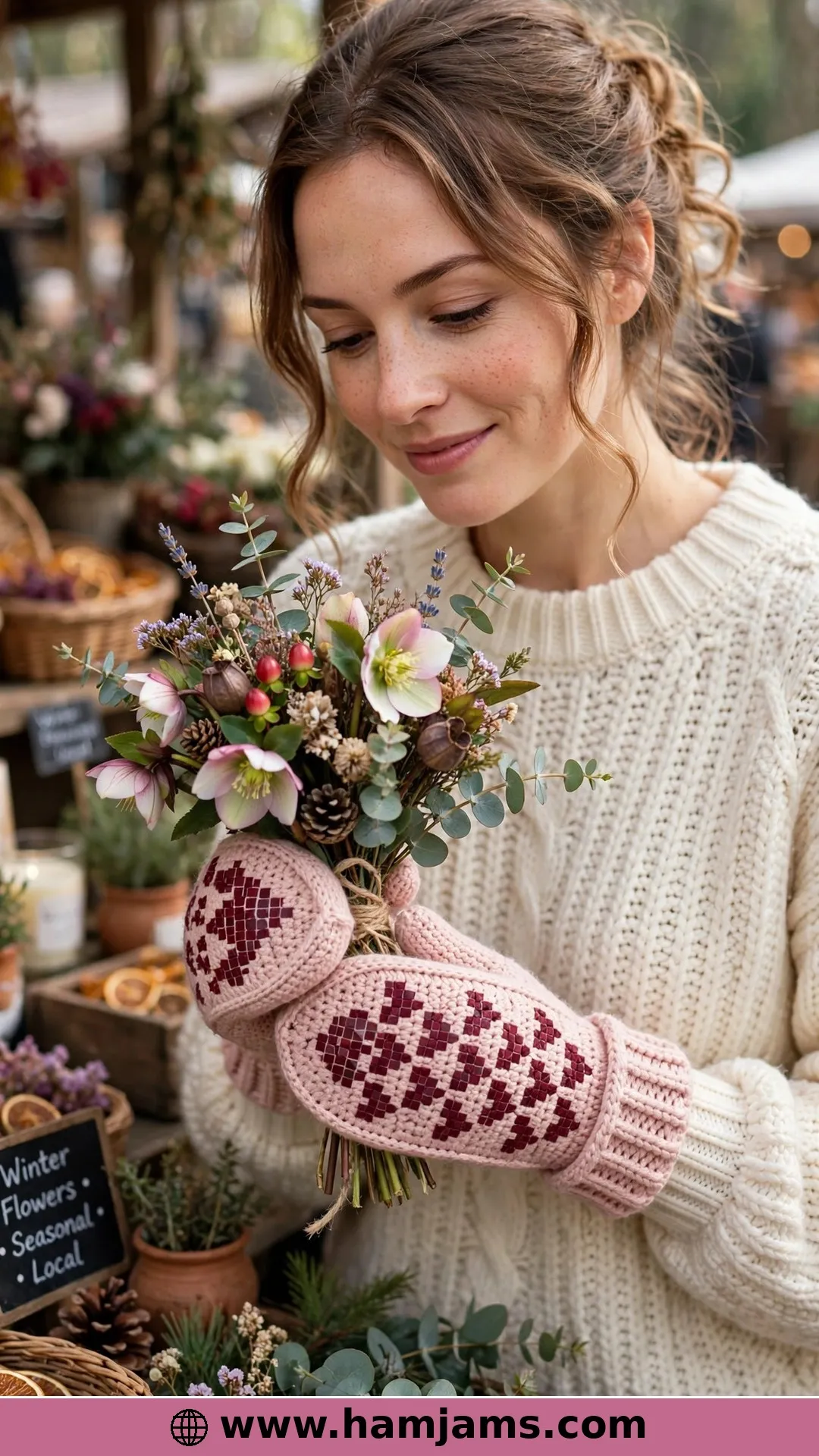 The Mosaic Heart Mittens for a Little Romance