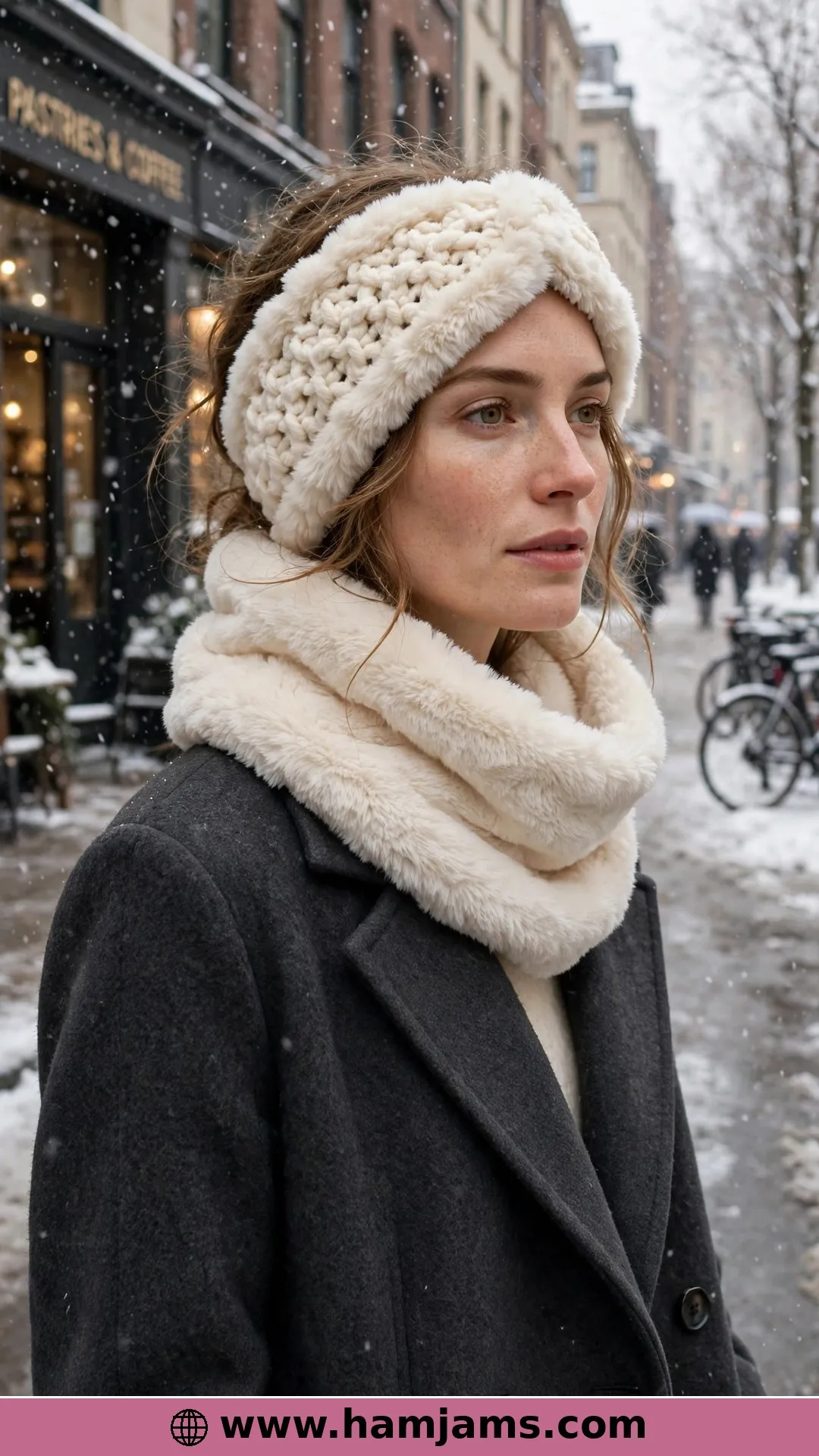 The Faux Fur Ear Warmer for Deep-Winter Days