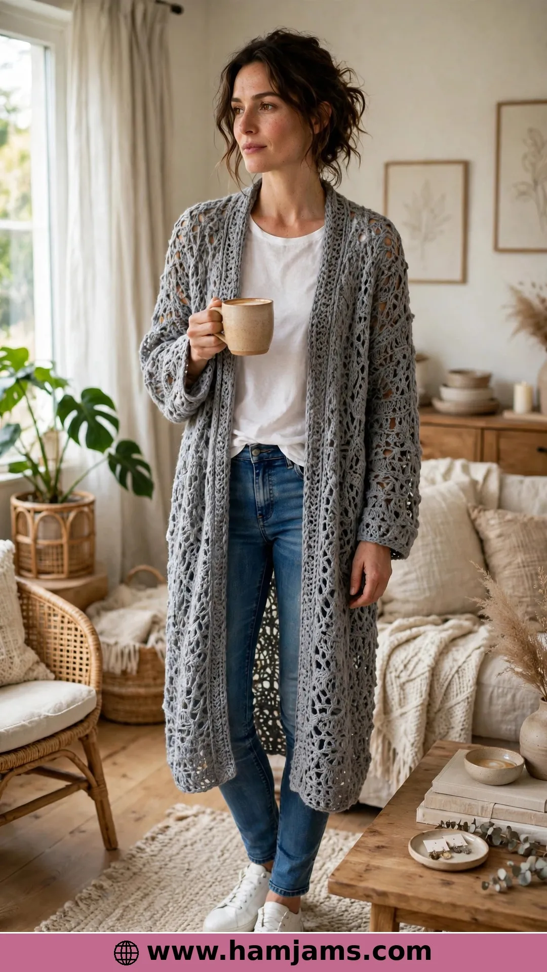 The Knit-Look Oversized Duster