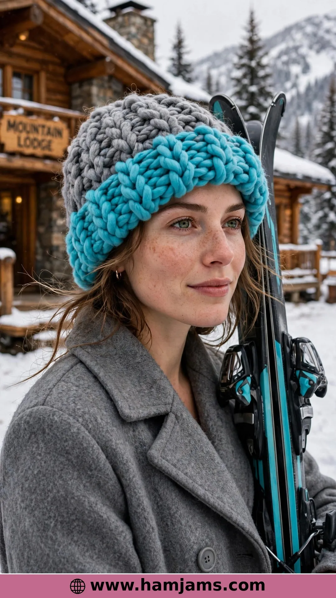 The Two-Tone Super-Bulky Twist Beanie
