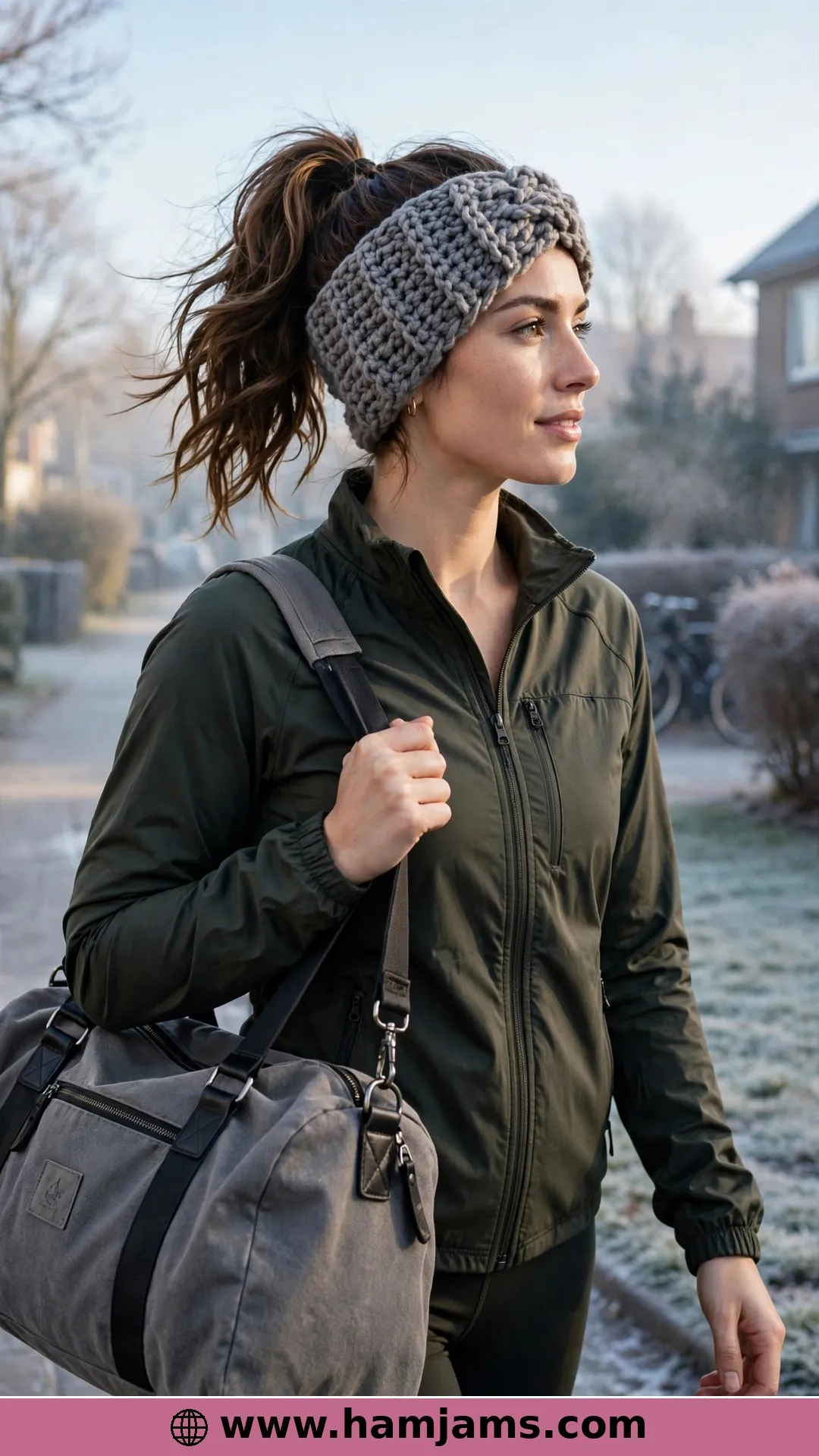 The Messy Bun Ear Warmer for Ponytail Days