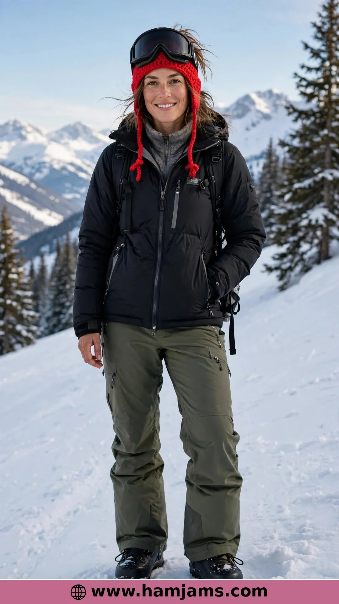 The Snow Country Ski Hat with the Windproof Earflaps
