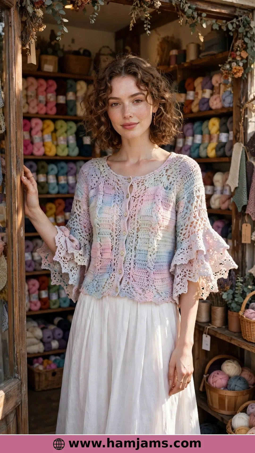 The Sock Yarn Lace Top From Two Rectangles