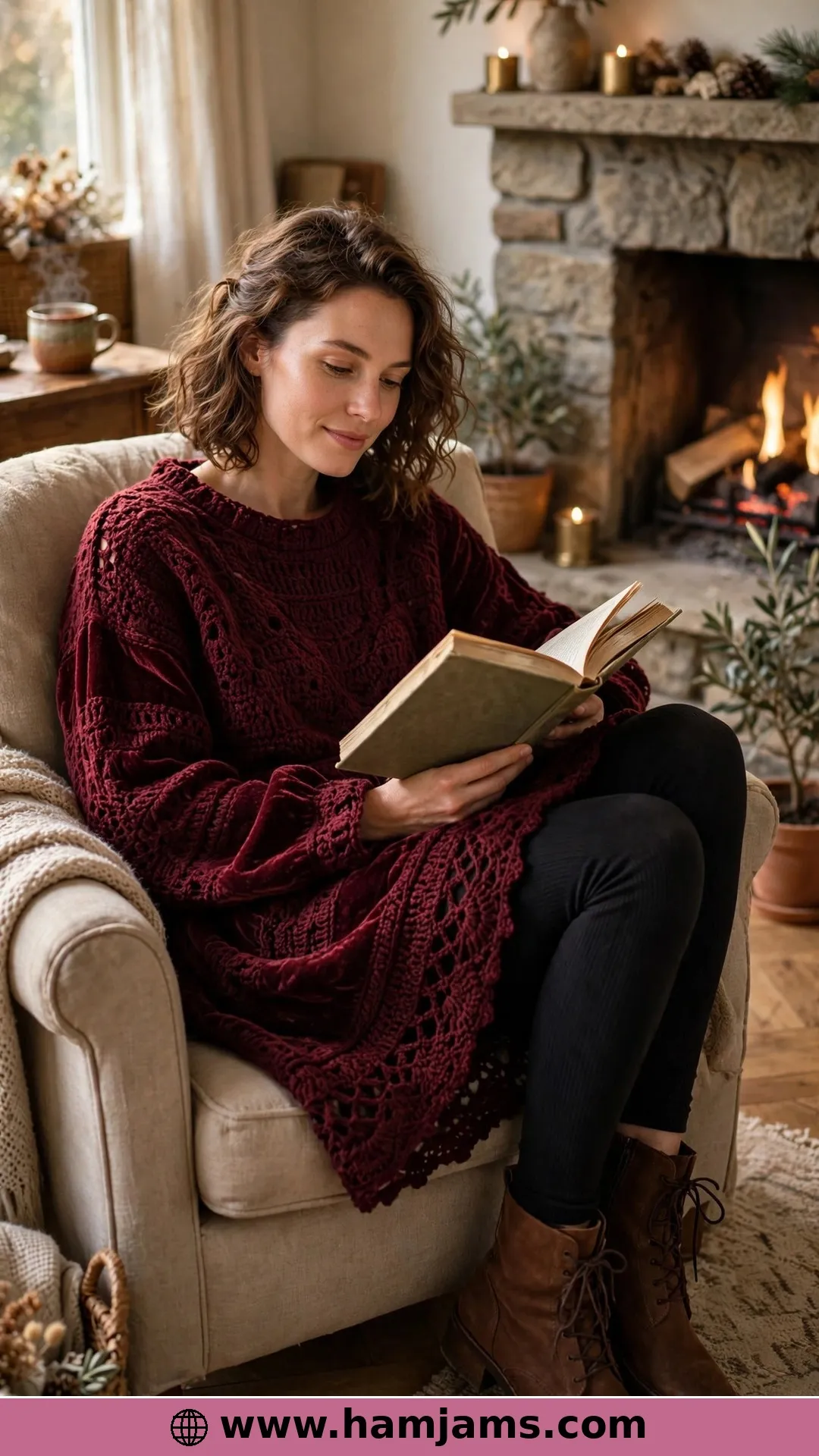 The Long Velvet Pullover That Feels Like a Hug