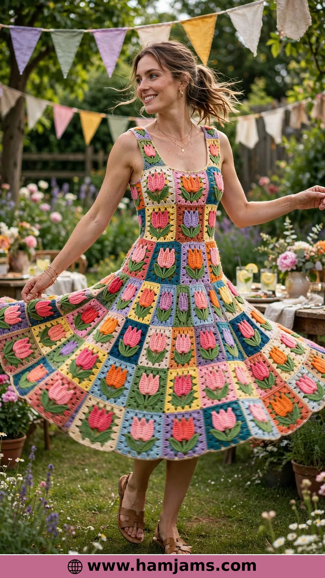 The Tulip-Square Dress That Twirls
