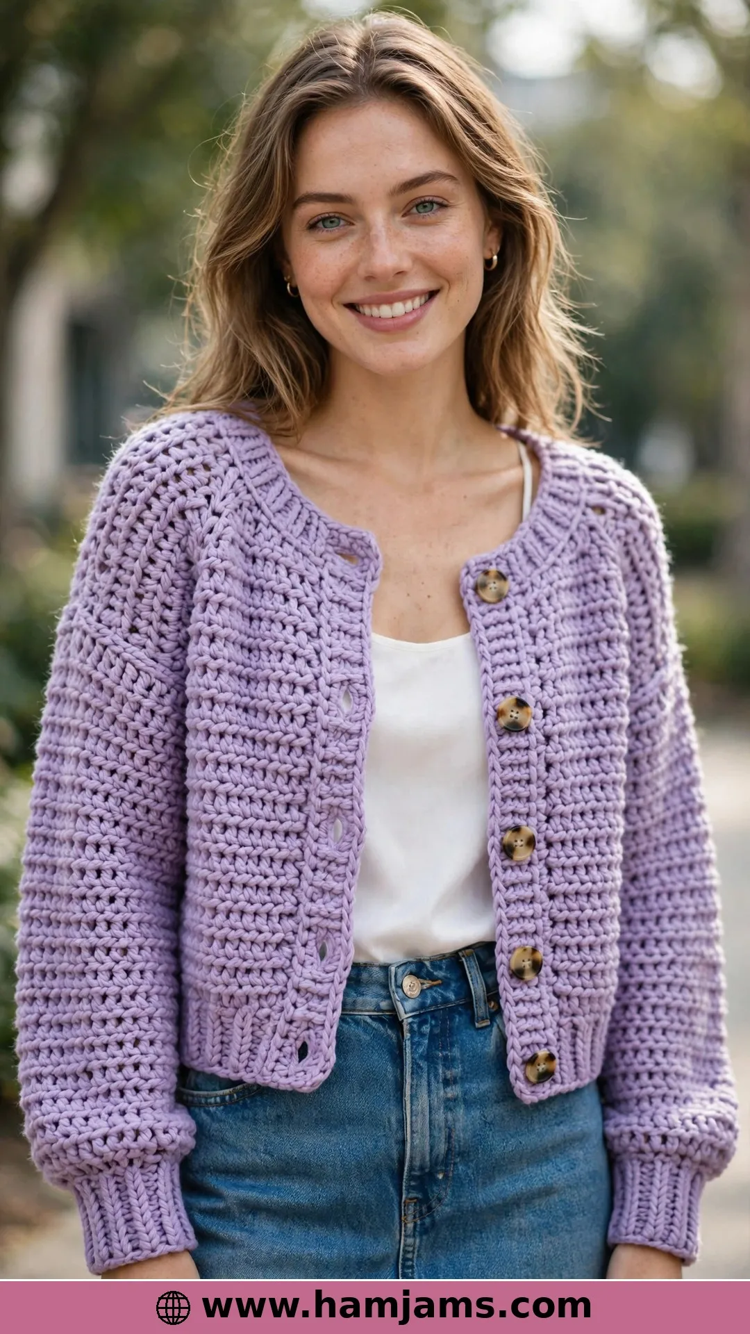 Chunky Waffle Texture With Real Buttons