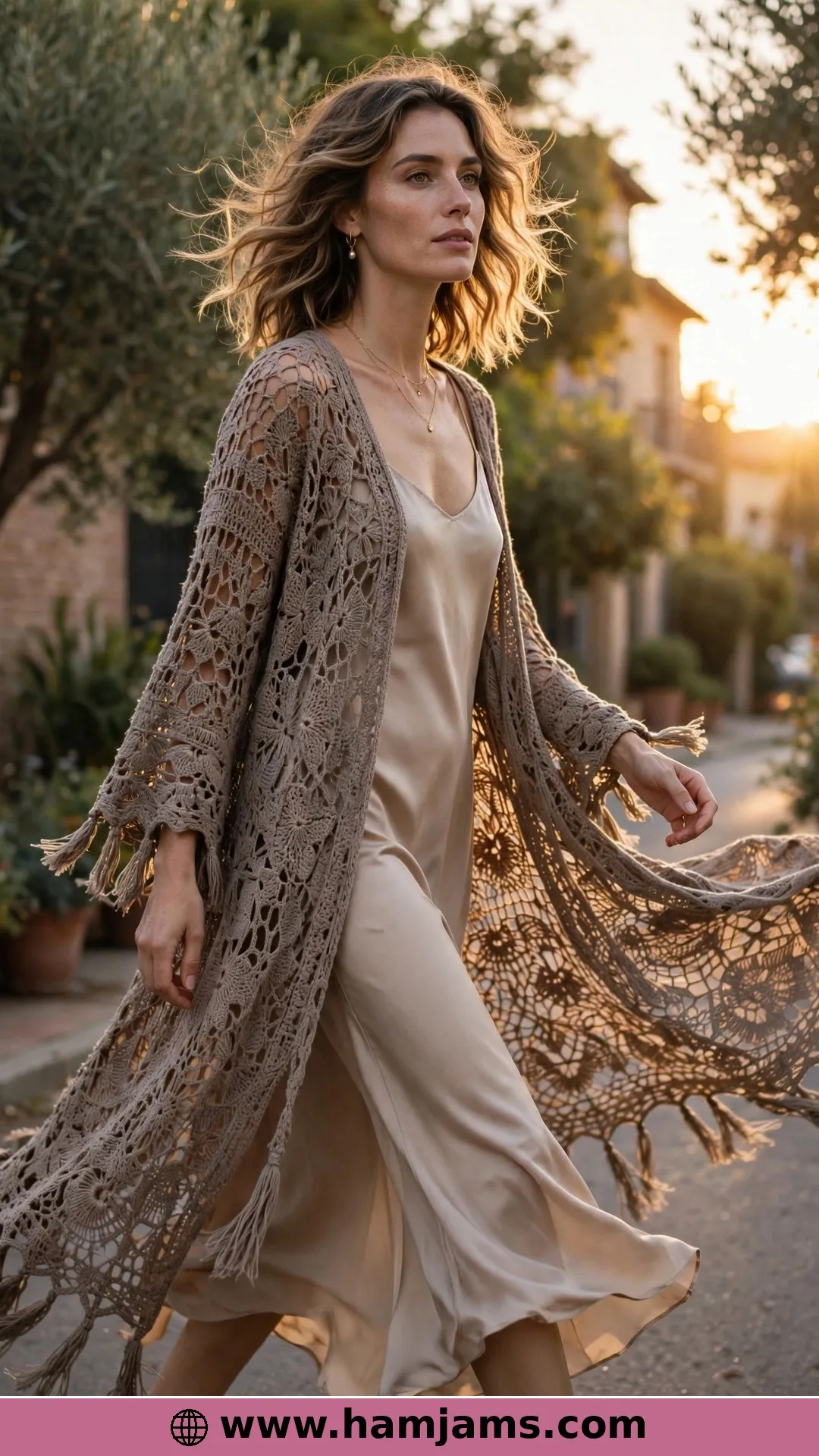 The Floor-Sweeping Granite-Stitch Duster