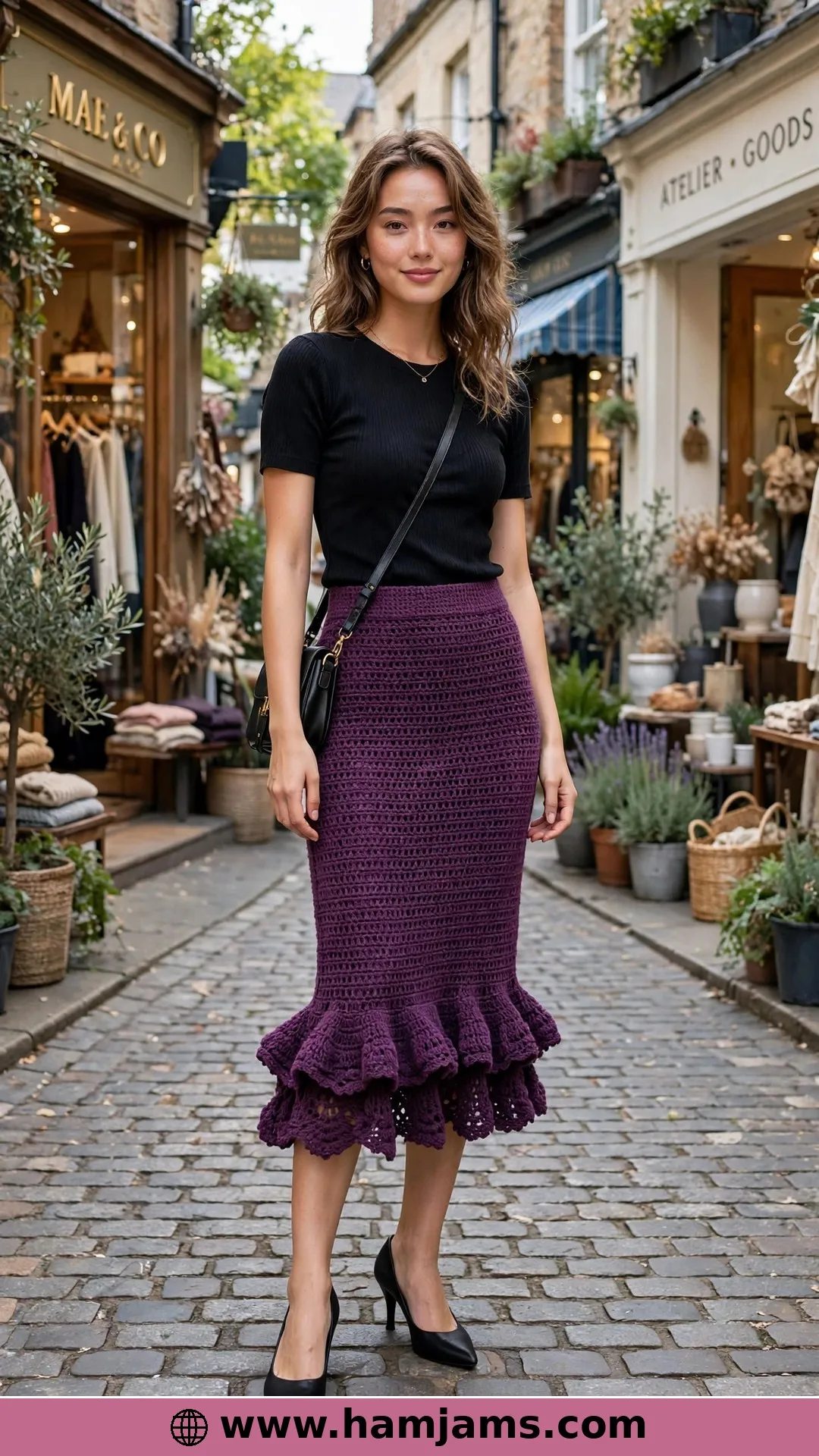 The Convertible Pencil Skirt with the Detachable Ruffle