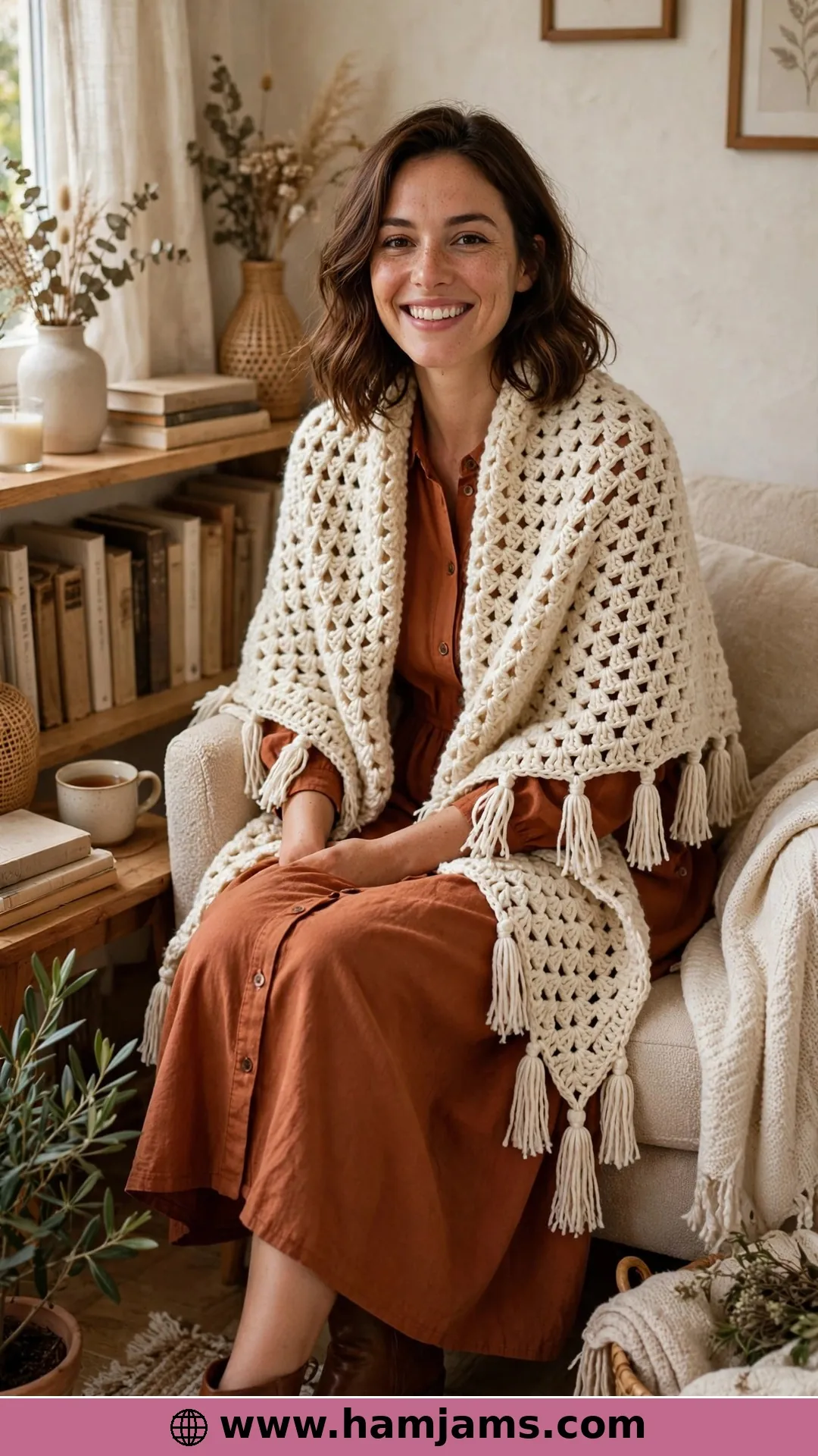 The Prayer Shawl with the Granny-Stitch Heart