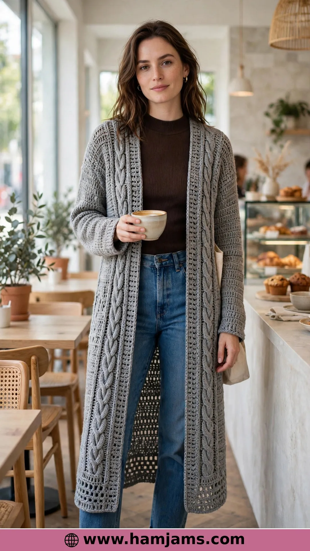 Cable-Front Espresso Duster