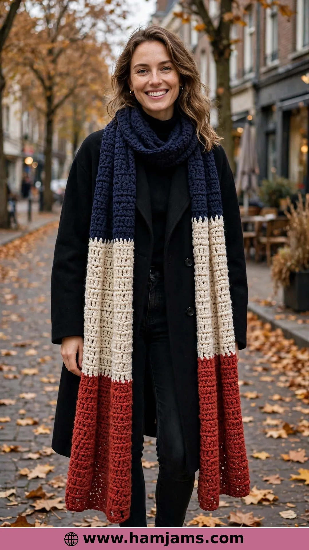 The Five-Colour Beginner Scarf