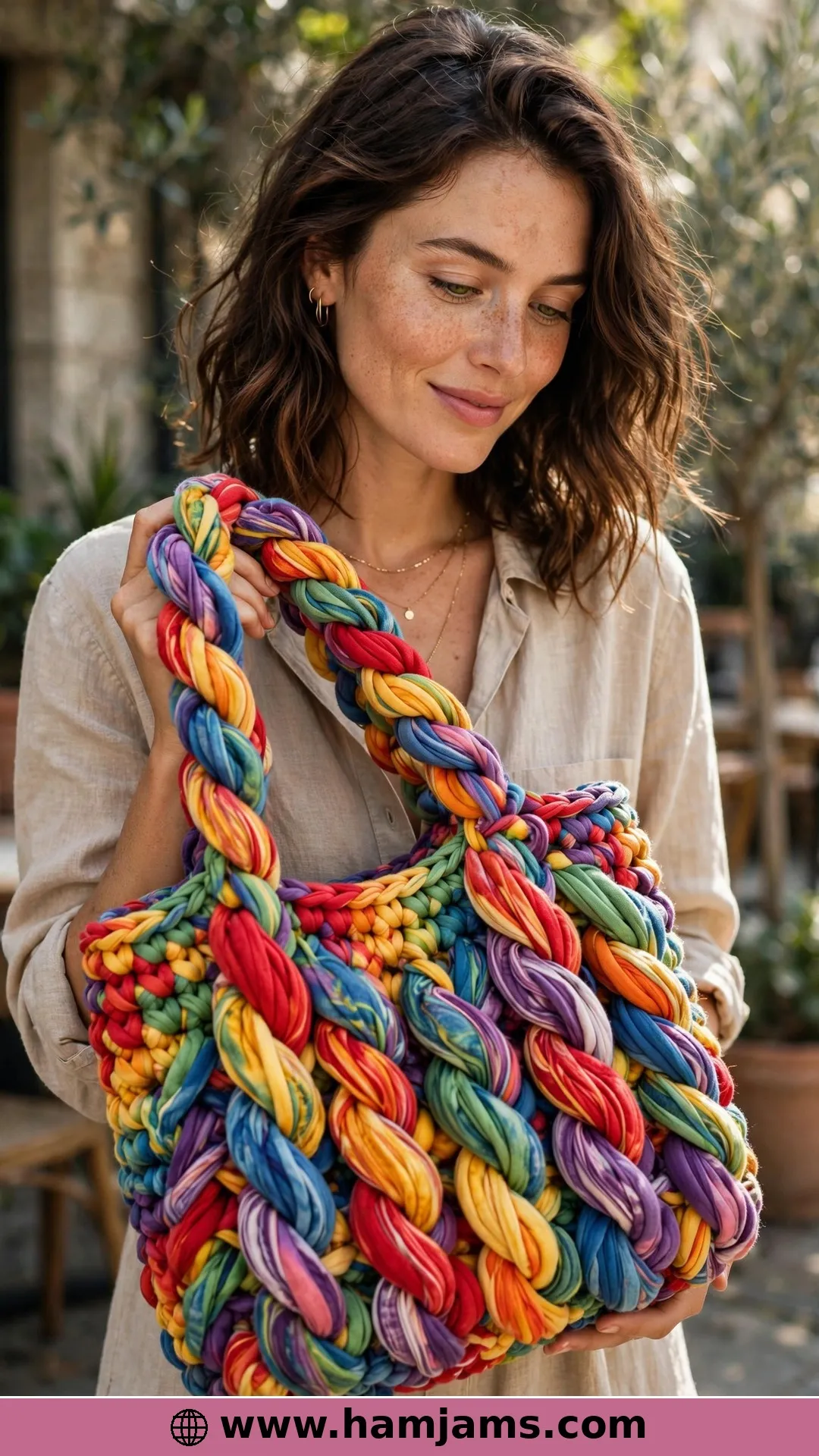 Four Strands of Rainbow, Folded-Edge Finish