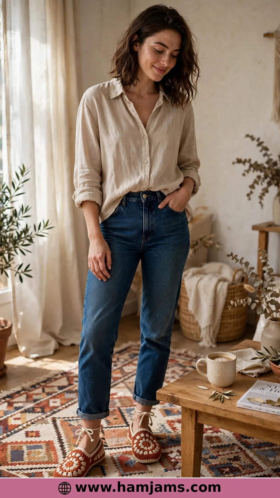 The Chic Moroccan Slippers with the Little Ties