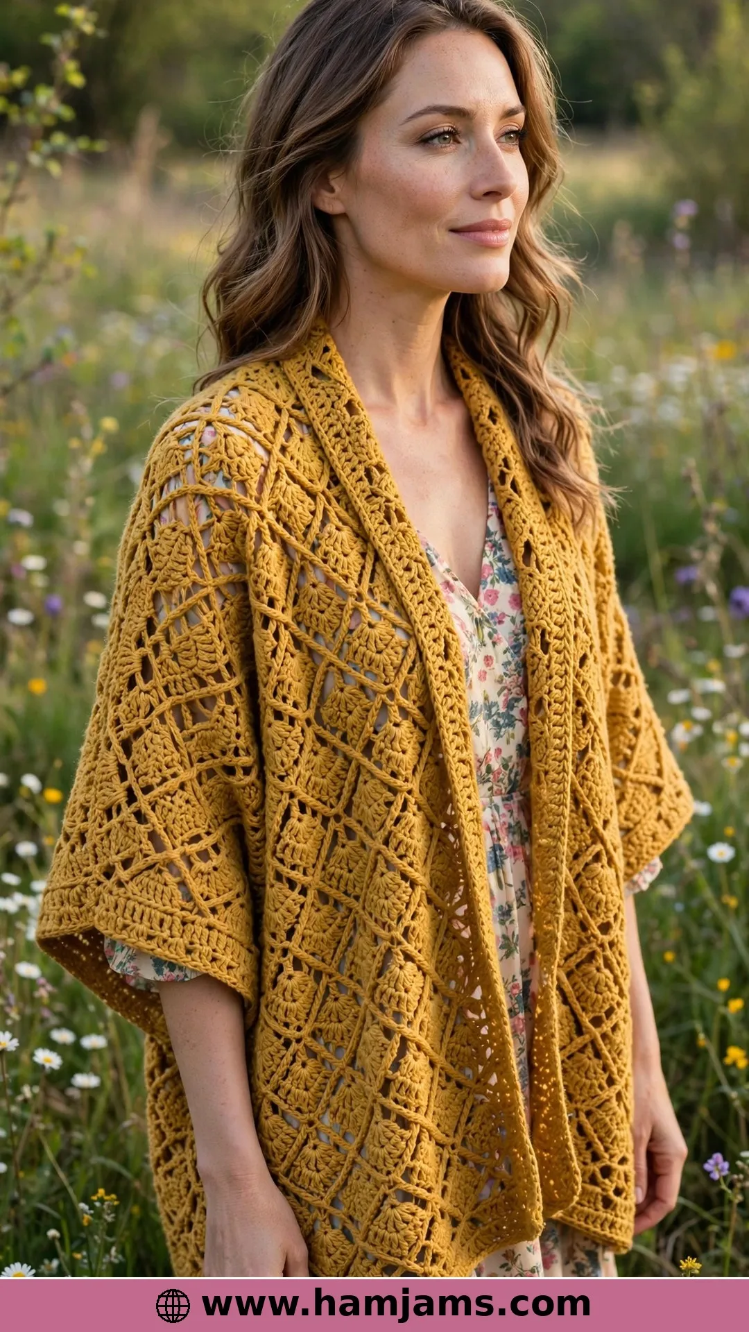 The Criss-Cross Stitch Spring Kimono