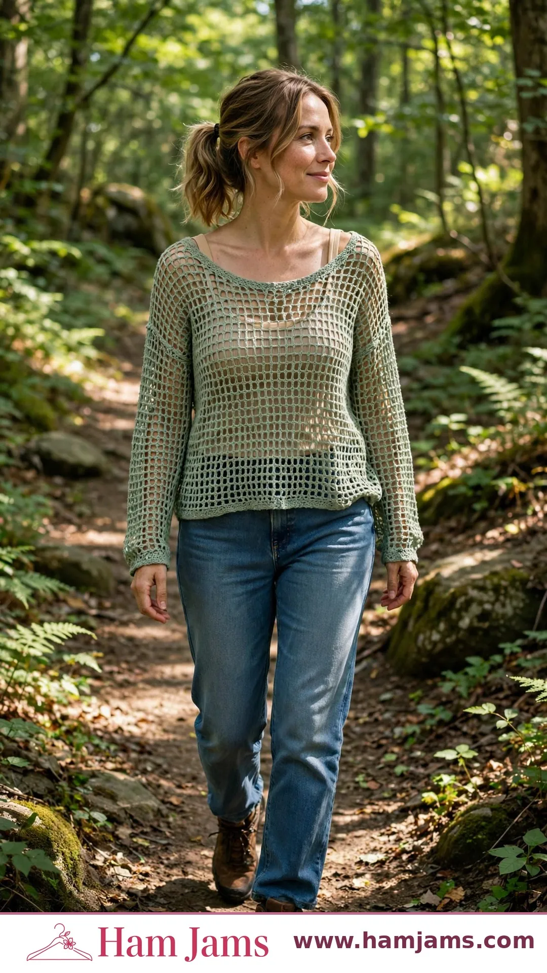 The Breezy Mesh Sweater for Layering