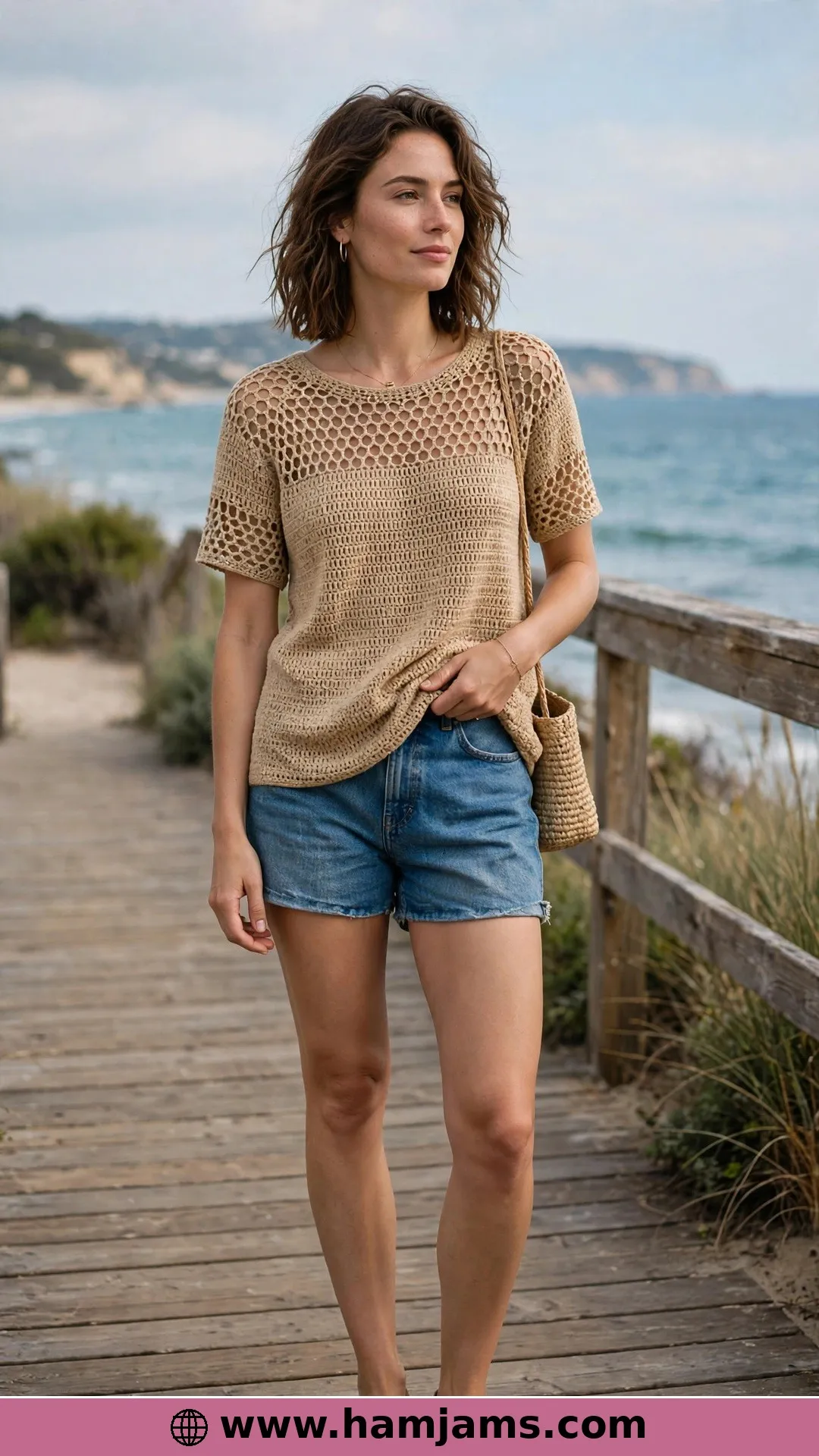 The Driftwood Tee That Works Itself Down from the Neckline