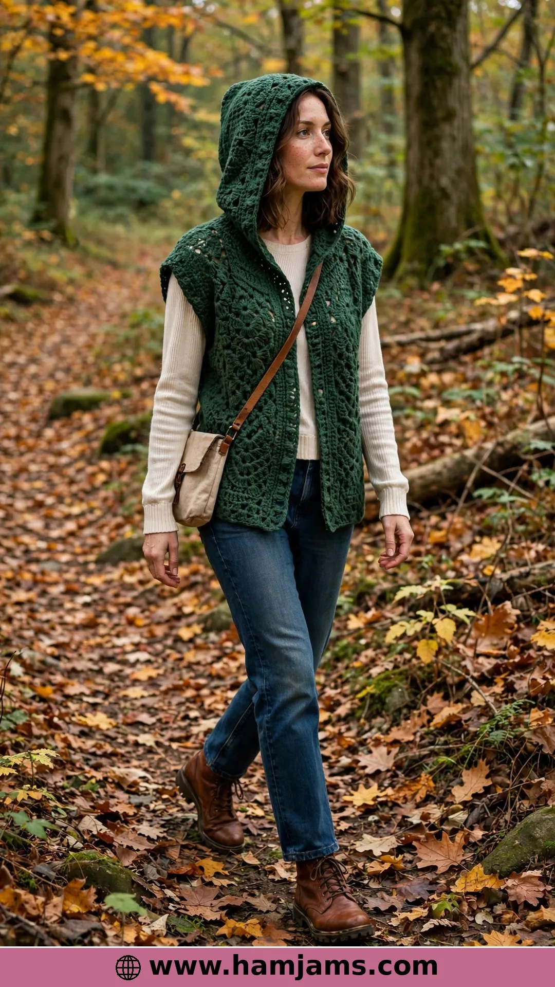 The Hooded Layering Vest in Nine Sizes