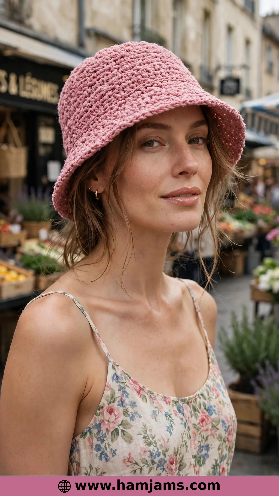 The Magnolia, in Textured Stitches