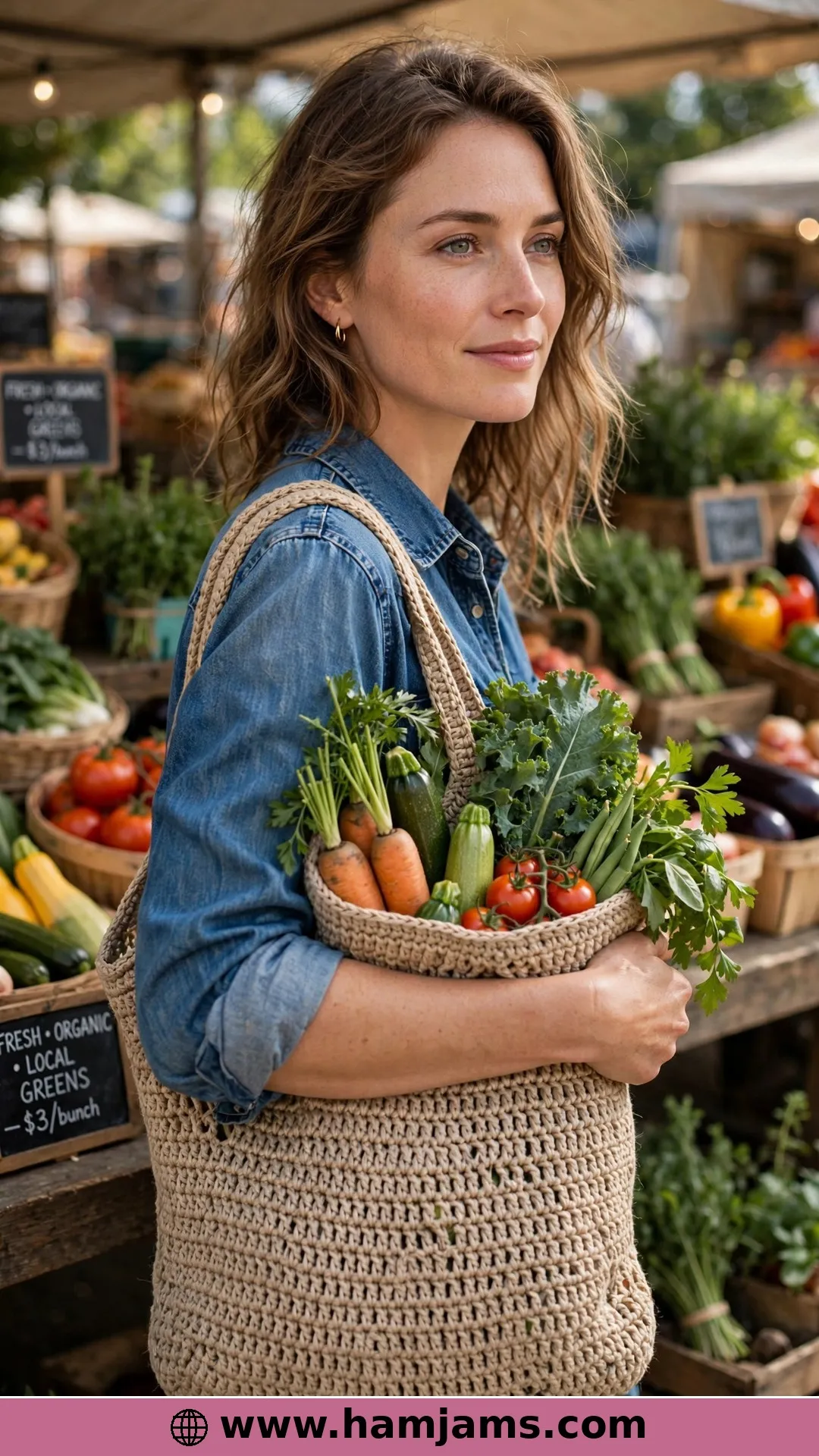 The Farmer's Market Bag in Sturdy Dishie Cotton