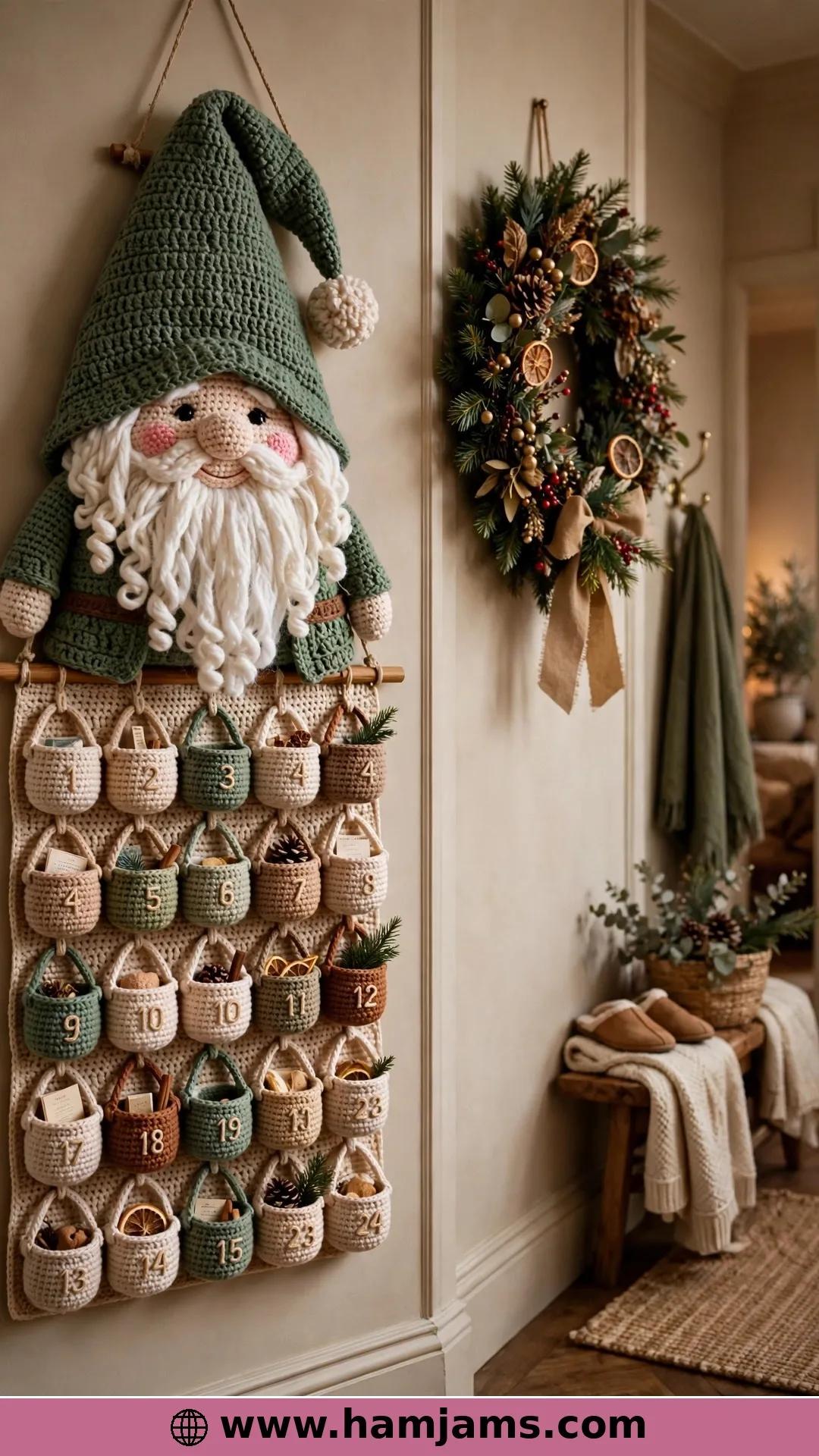 George the Gnome and His 24 Little Baskets
