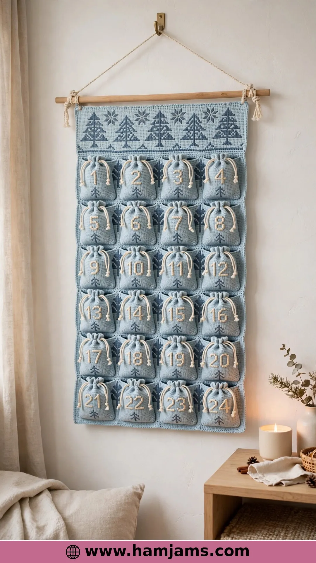 Scandinavian Trees With Cross-Stitch Numbers