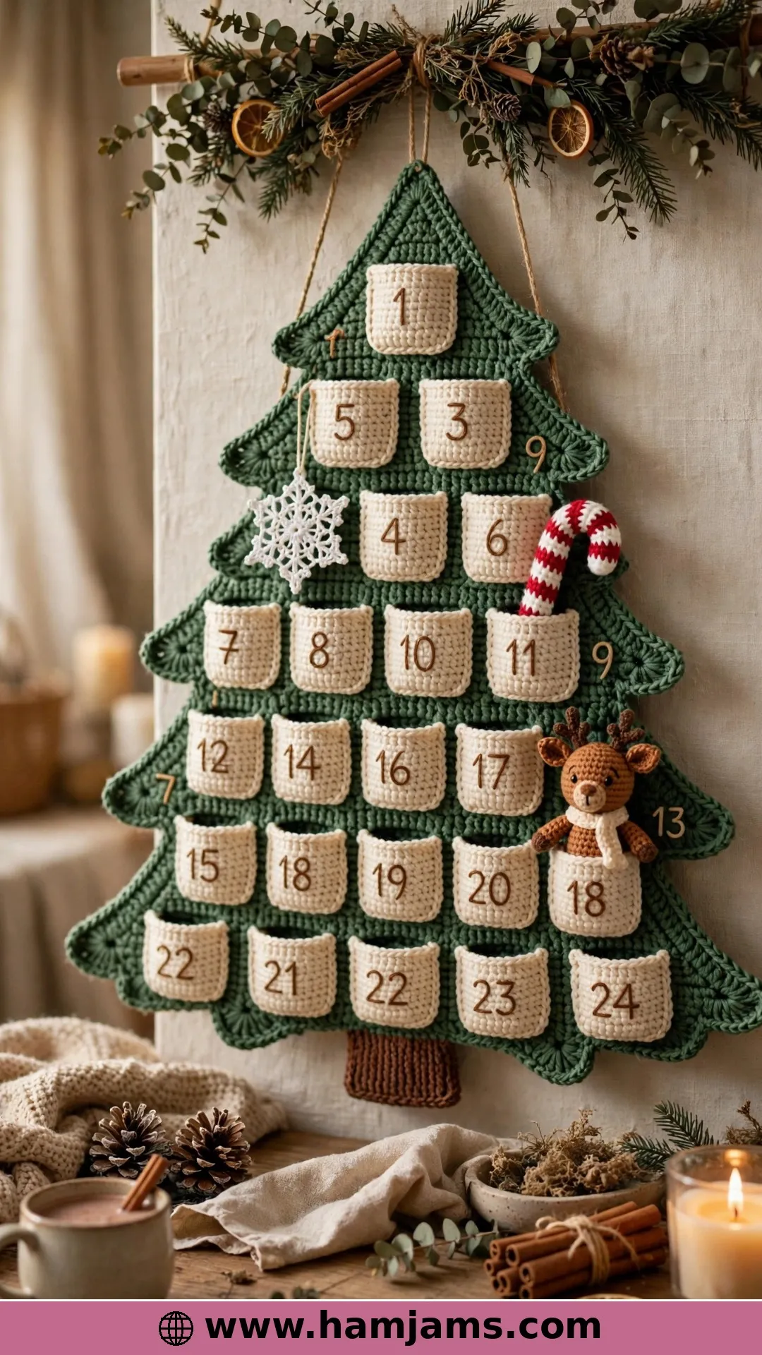 Twelve Mini Ornaments, Crocheted Twice