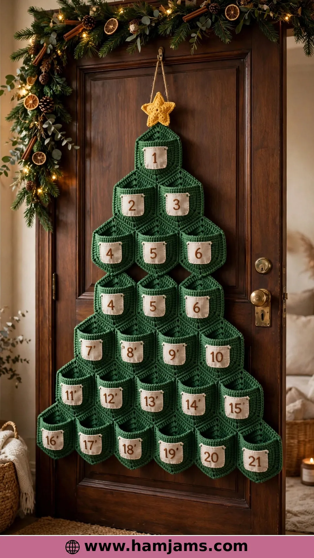 A Christmas Tree Built From Hexagons