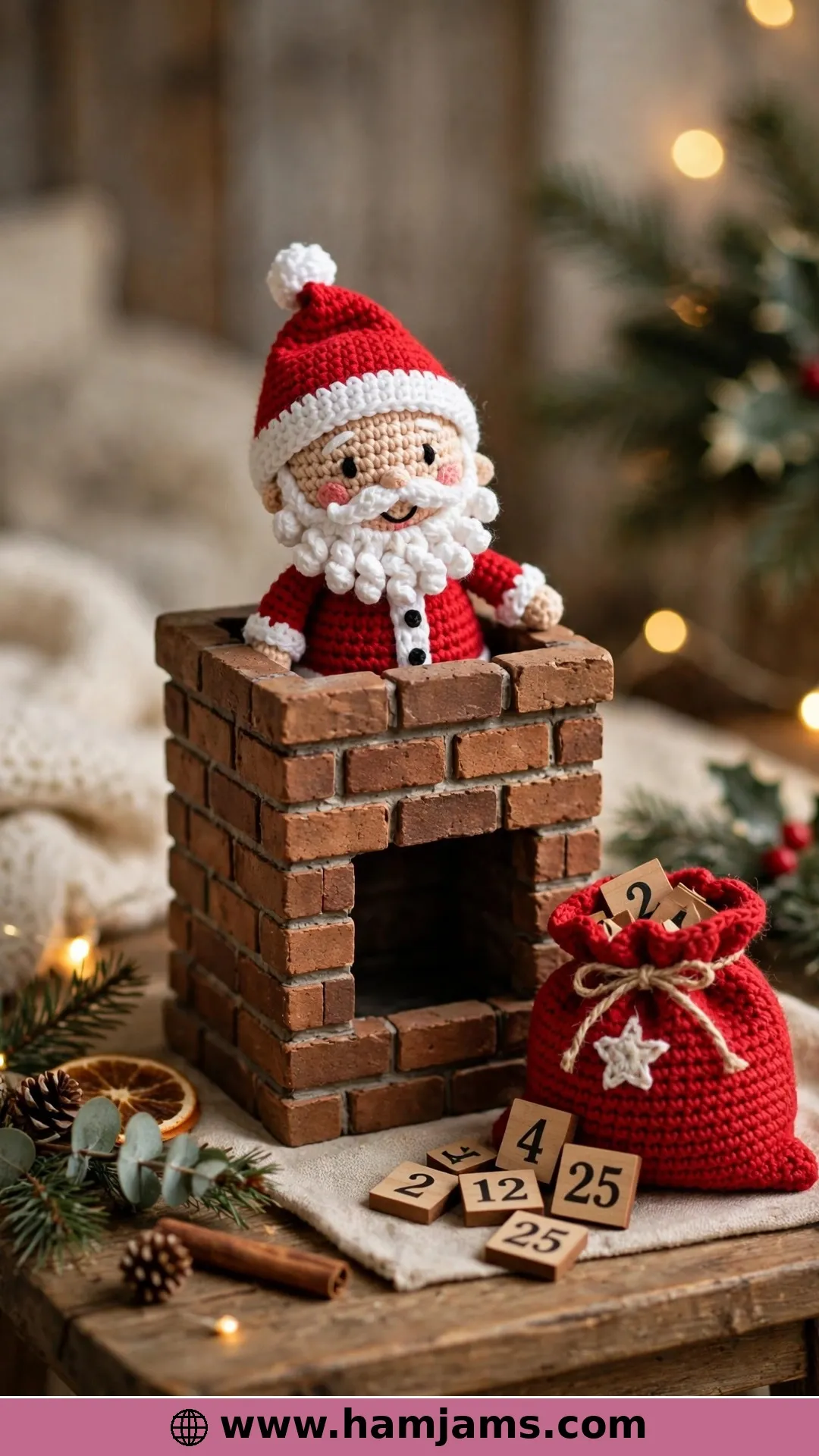 Santa in the Chimney: The Toy Advent Calendar