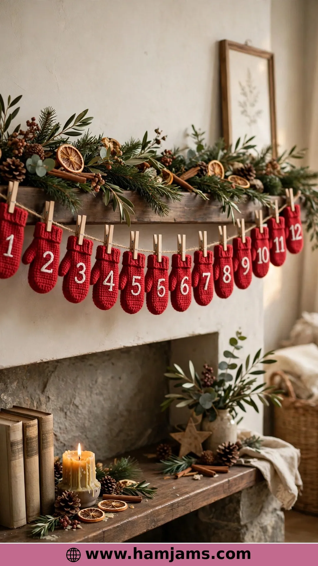 A Garland of Tiny Mittens (Component)