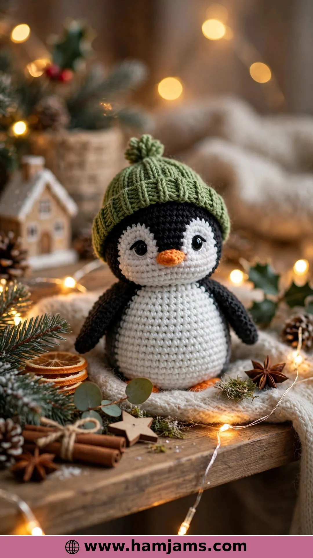 A Mini Penguin With His Own Little Hat