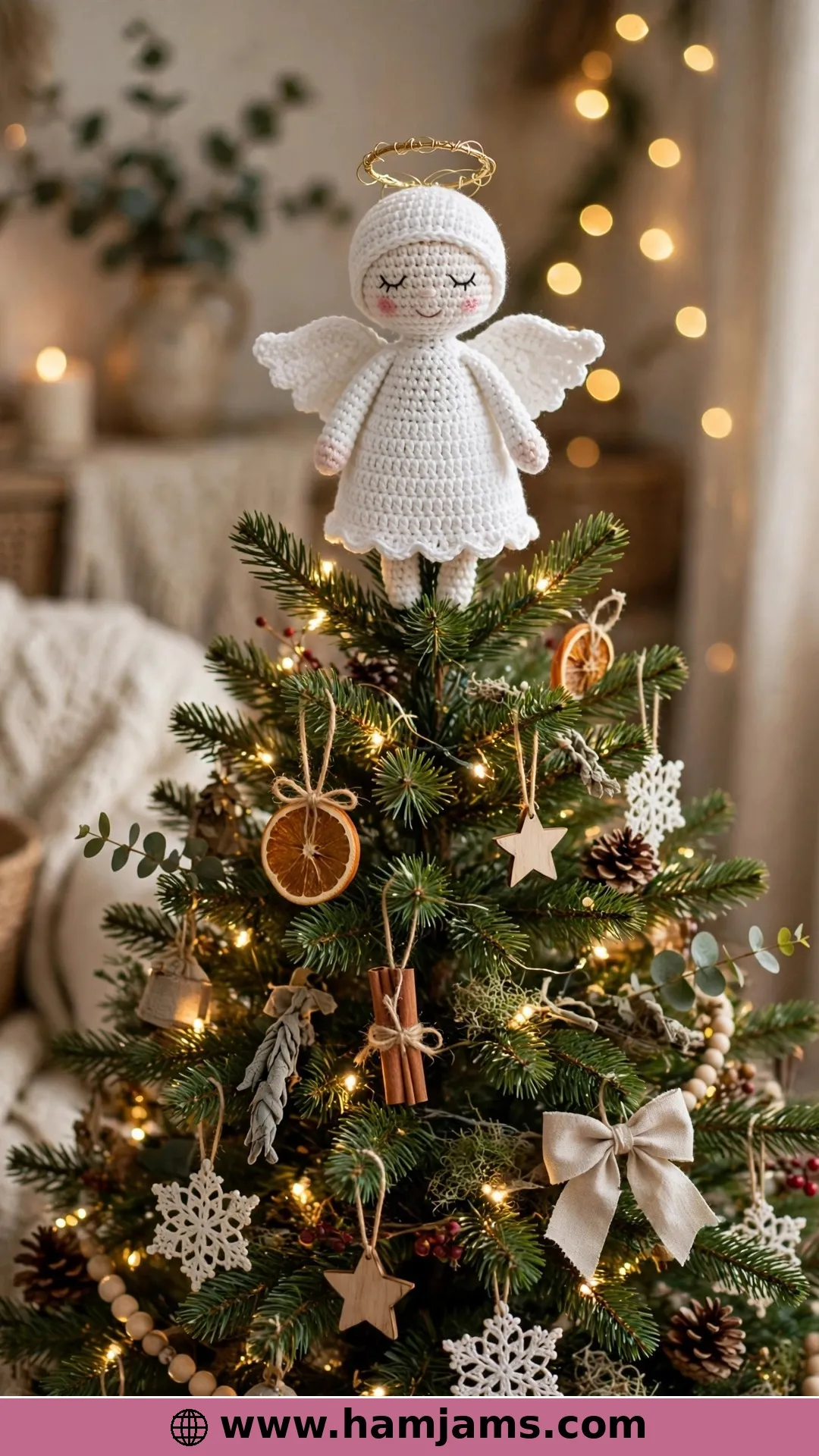 The Tree Topper That Stands All on Her Own