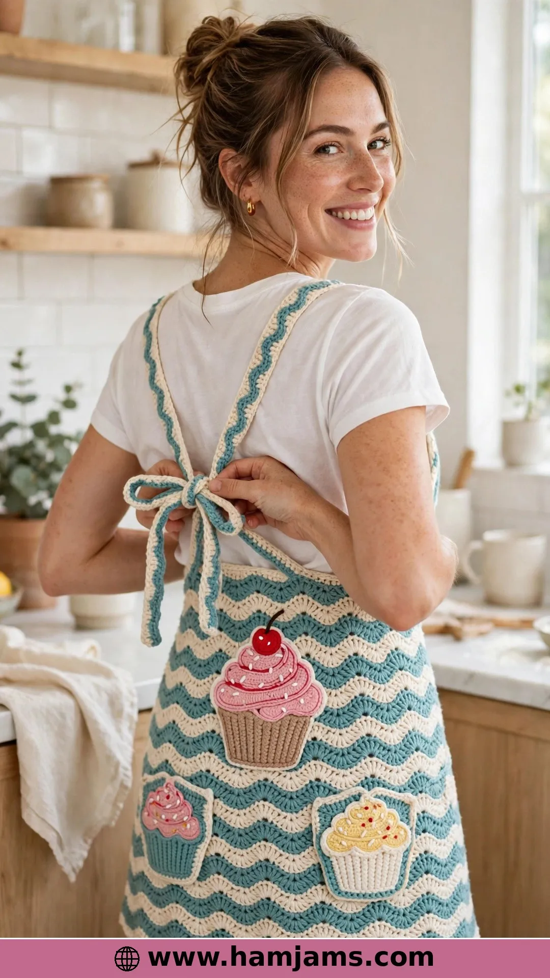 The Baker's Apron With a Jumbo Cupcake on Top