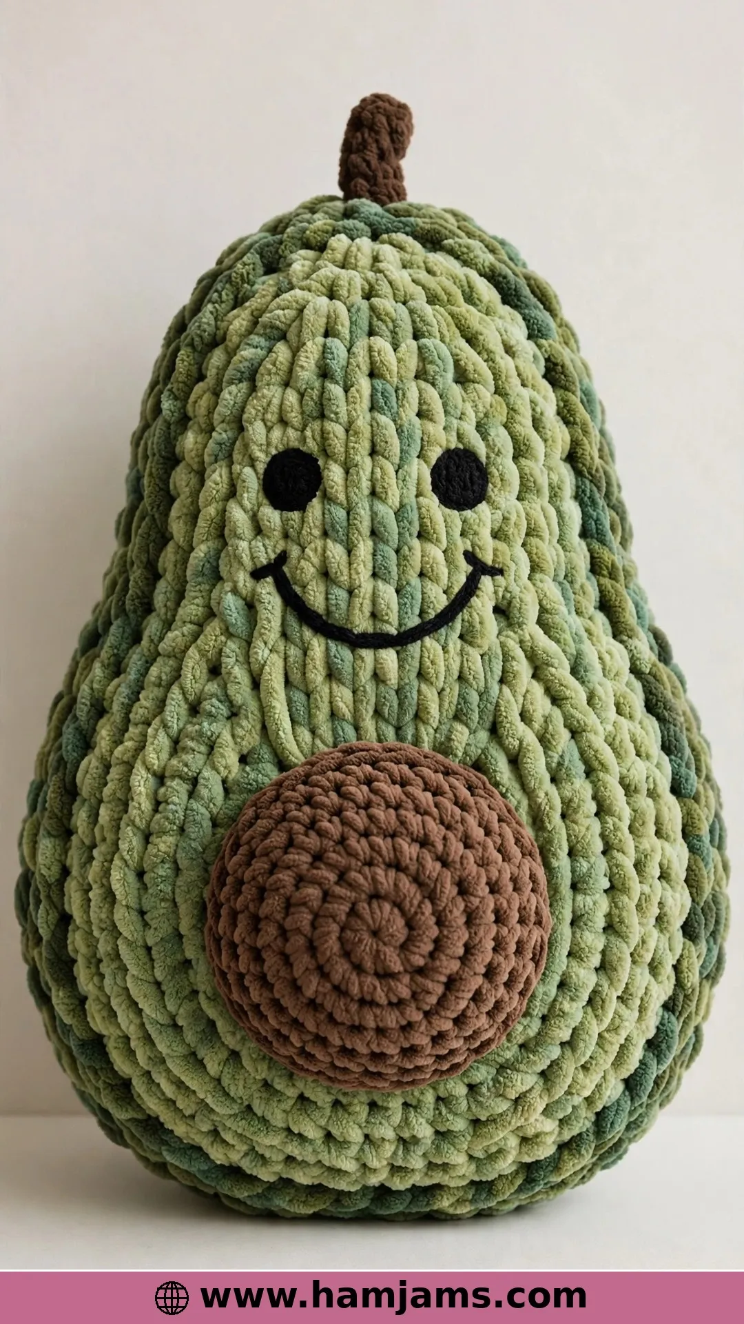 A 23-Inch Avocado Pillow to Cuddle