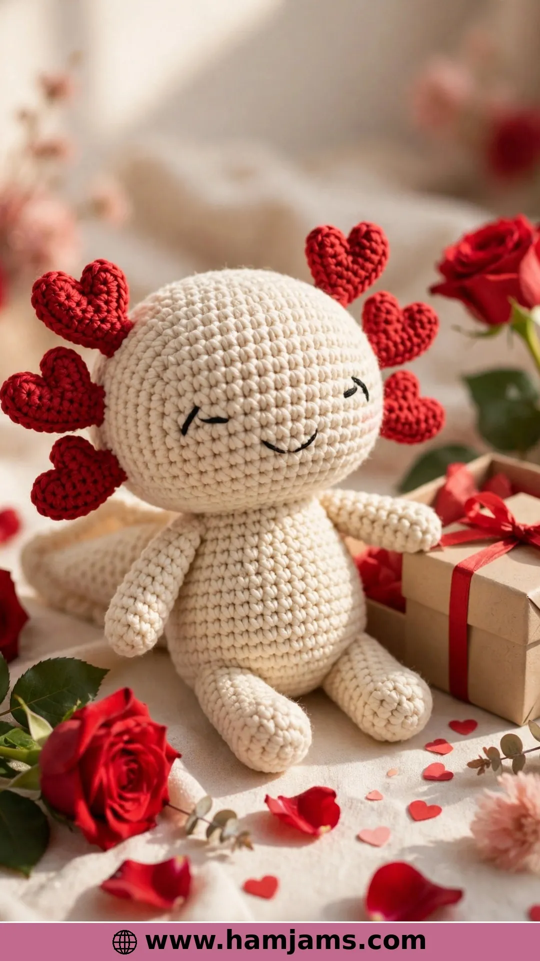 Tiamo, the Valentine Axolotl