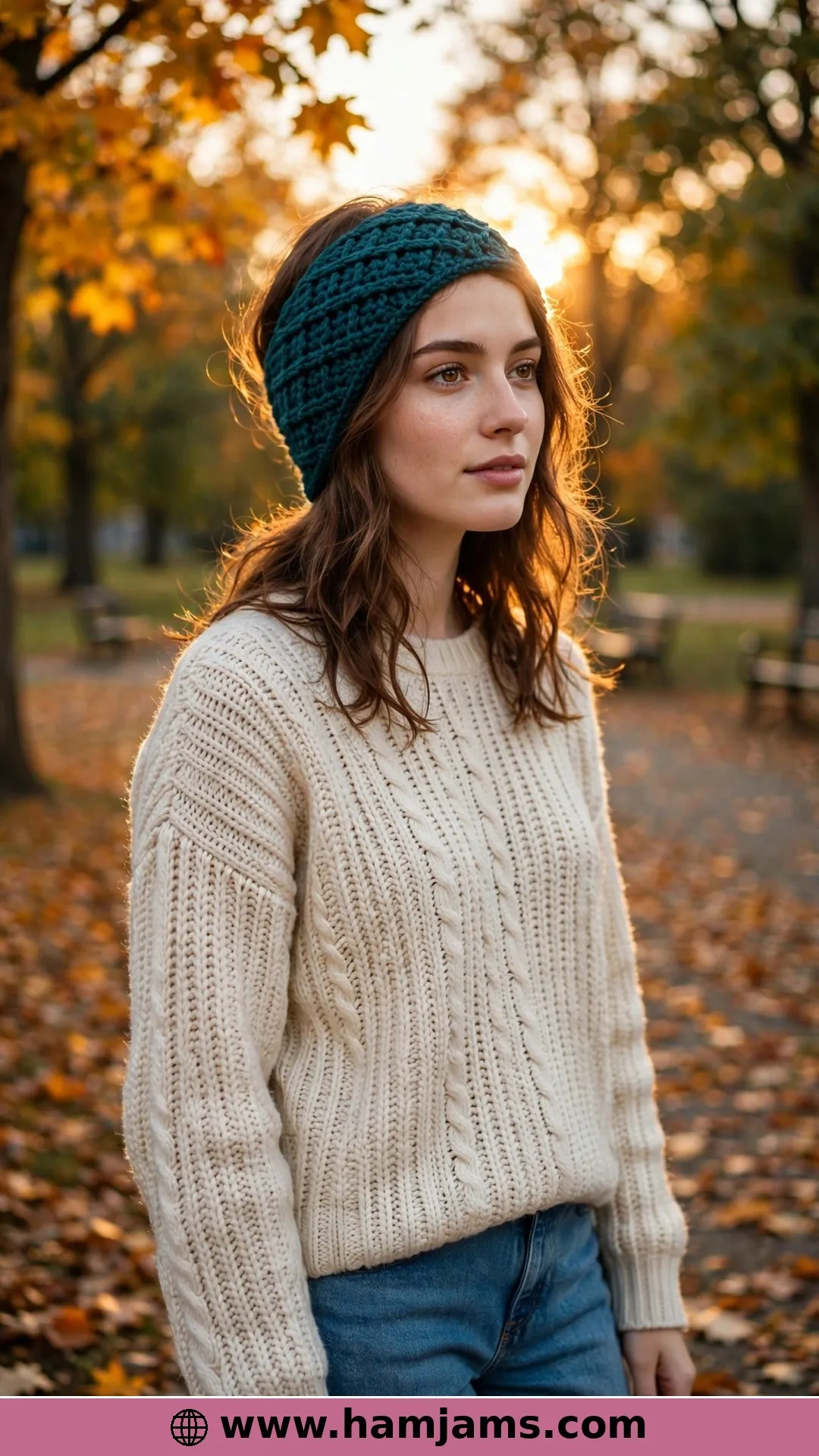 The Tilted-Pairs Ear Warmer You Can Make in Any Yarn