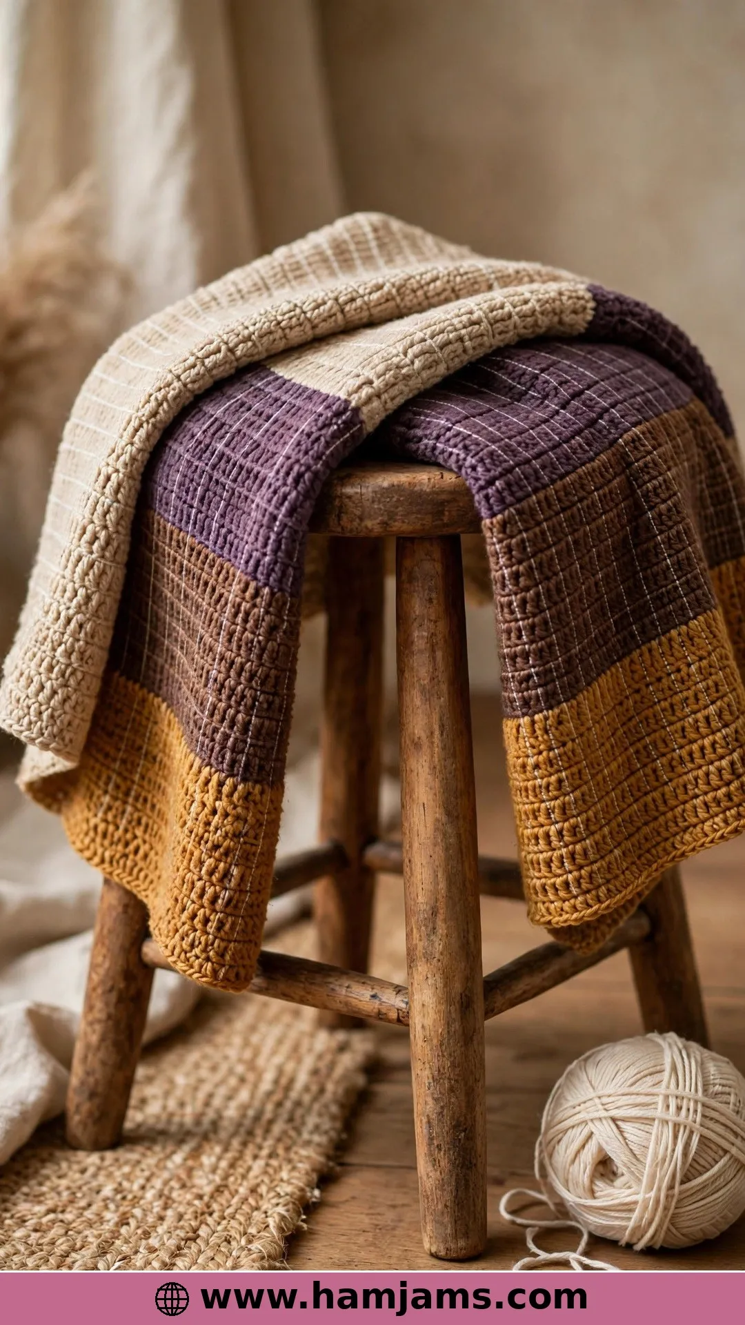 Colour Bands and Surface-Crochet Pinstripes