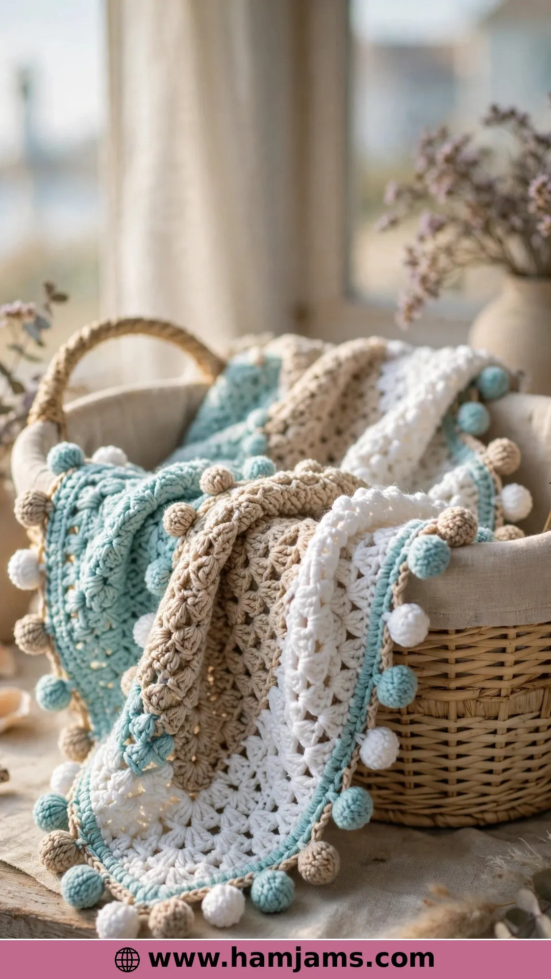 A Seaside Blanket That Grows From the Middle