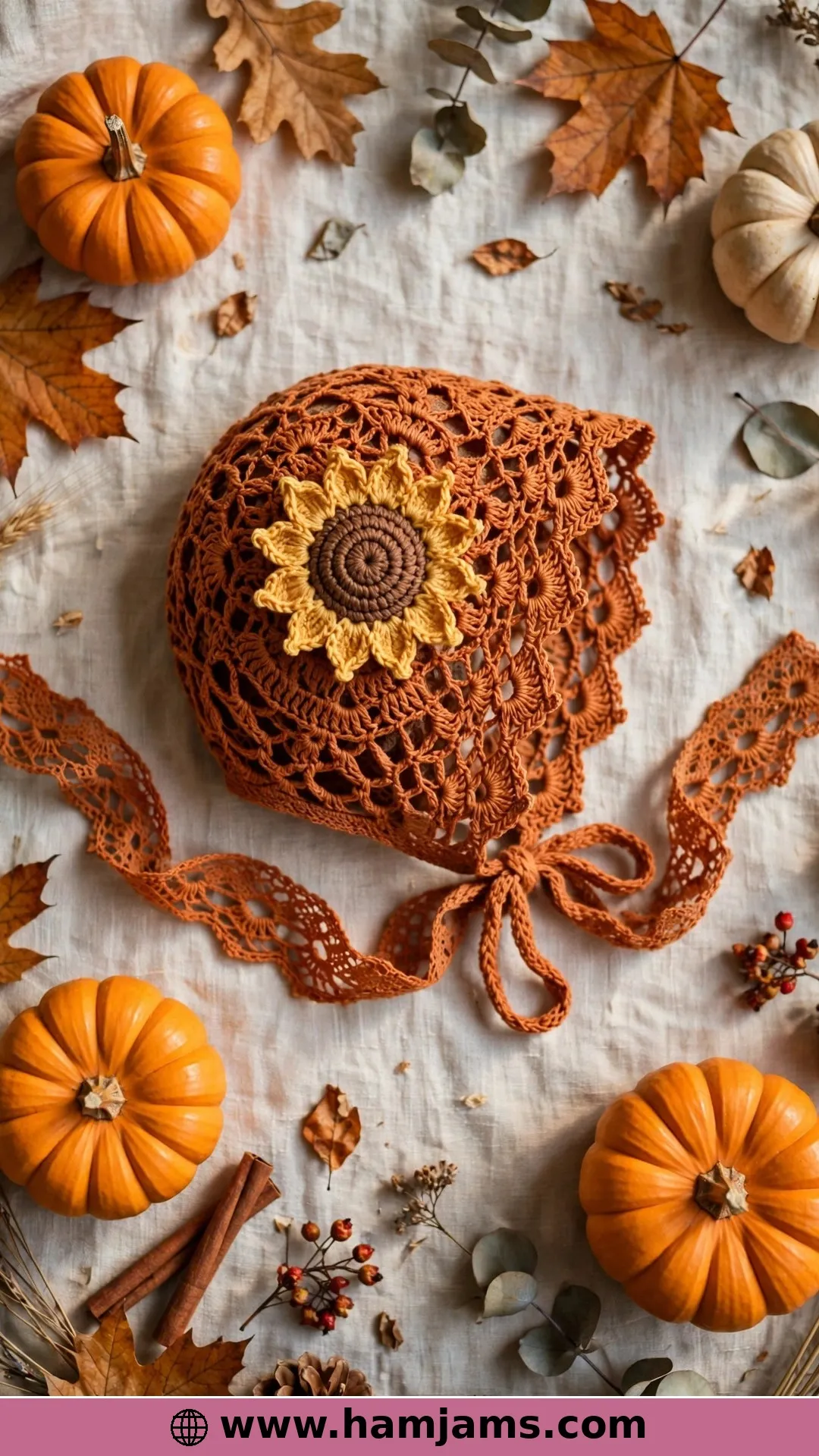 Pumpkin Spice Lace for Autumn Babies
