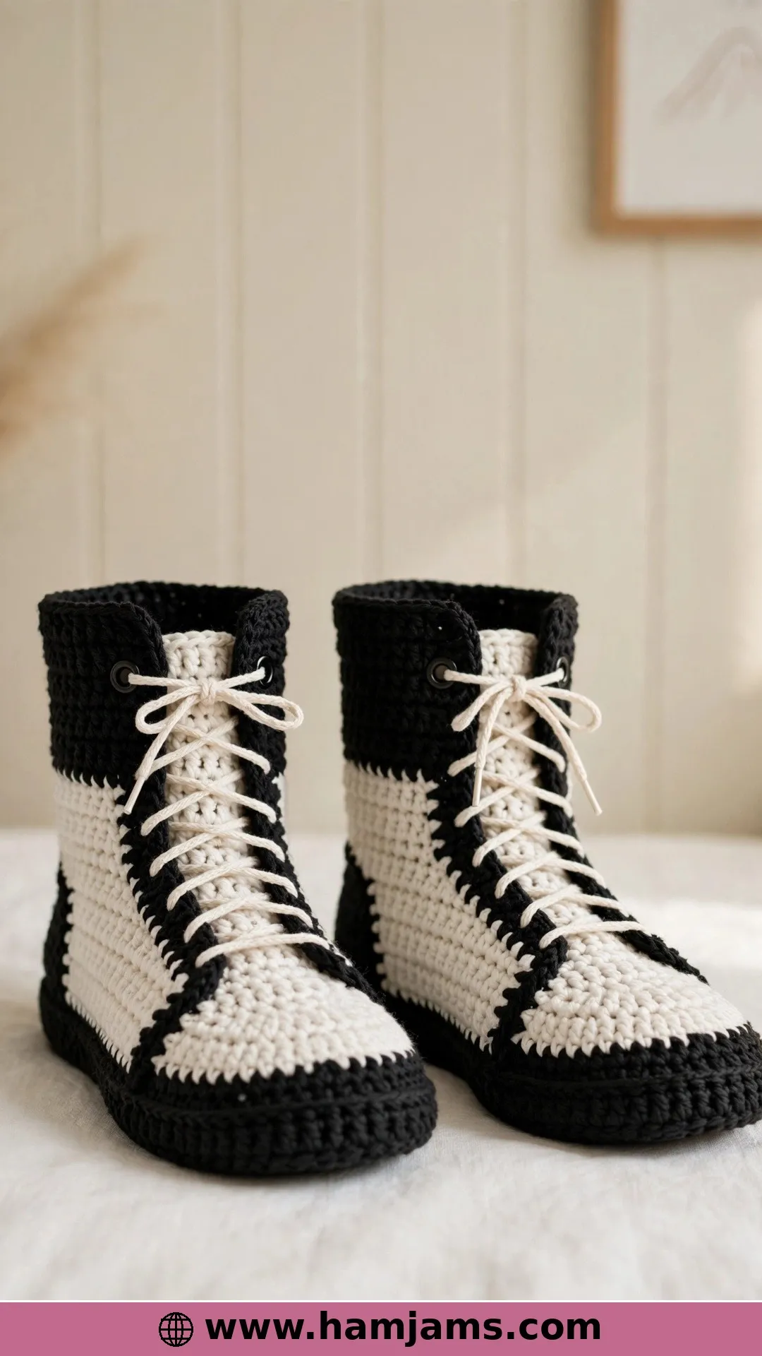 Classic High-Top Booties With Little Laces