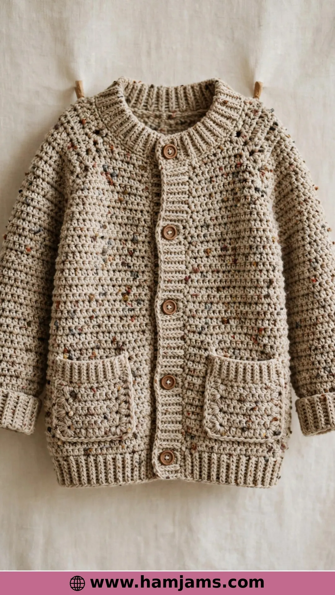 Side-to-Side Tweed for the Biggest Babies