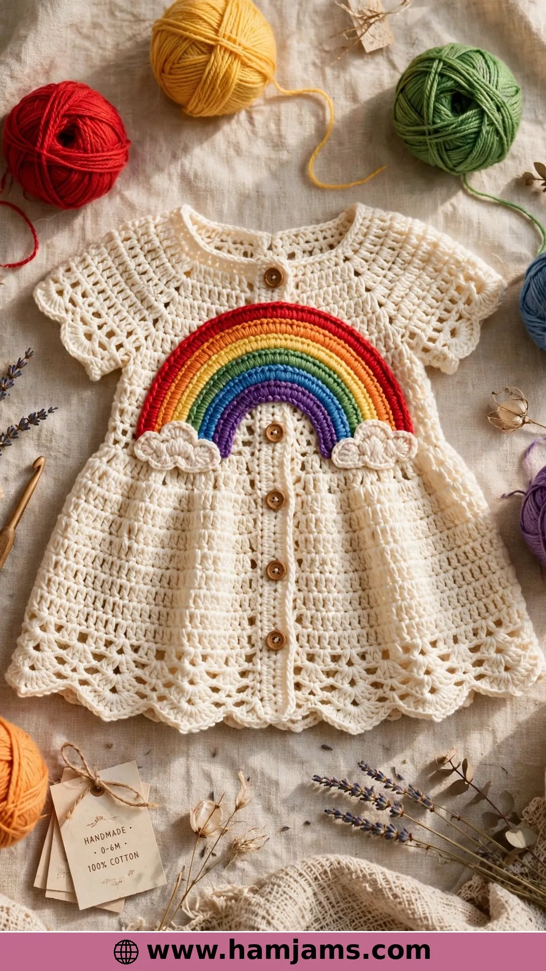 A Beginner-Friendly Dress With a Rainbow Appliqué